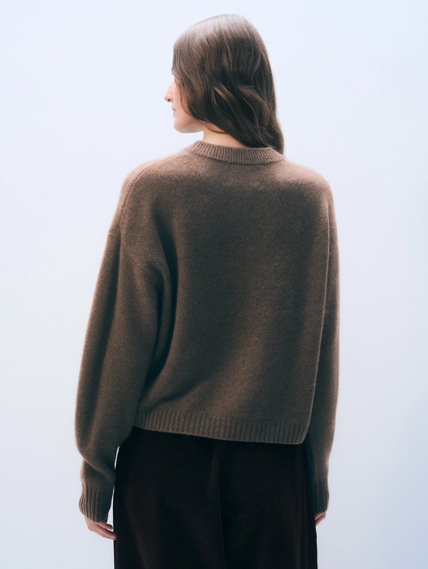 White + Warren Cashmere Argyle Crew 21420