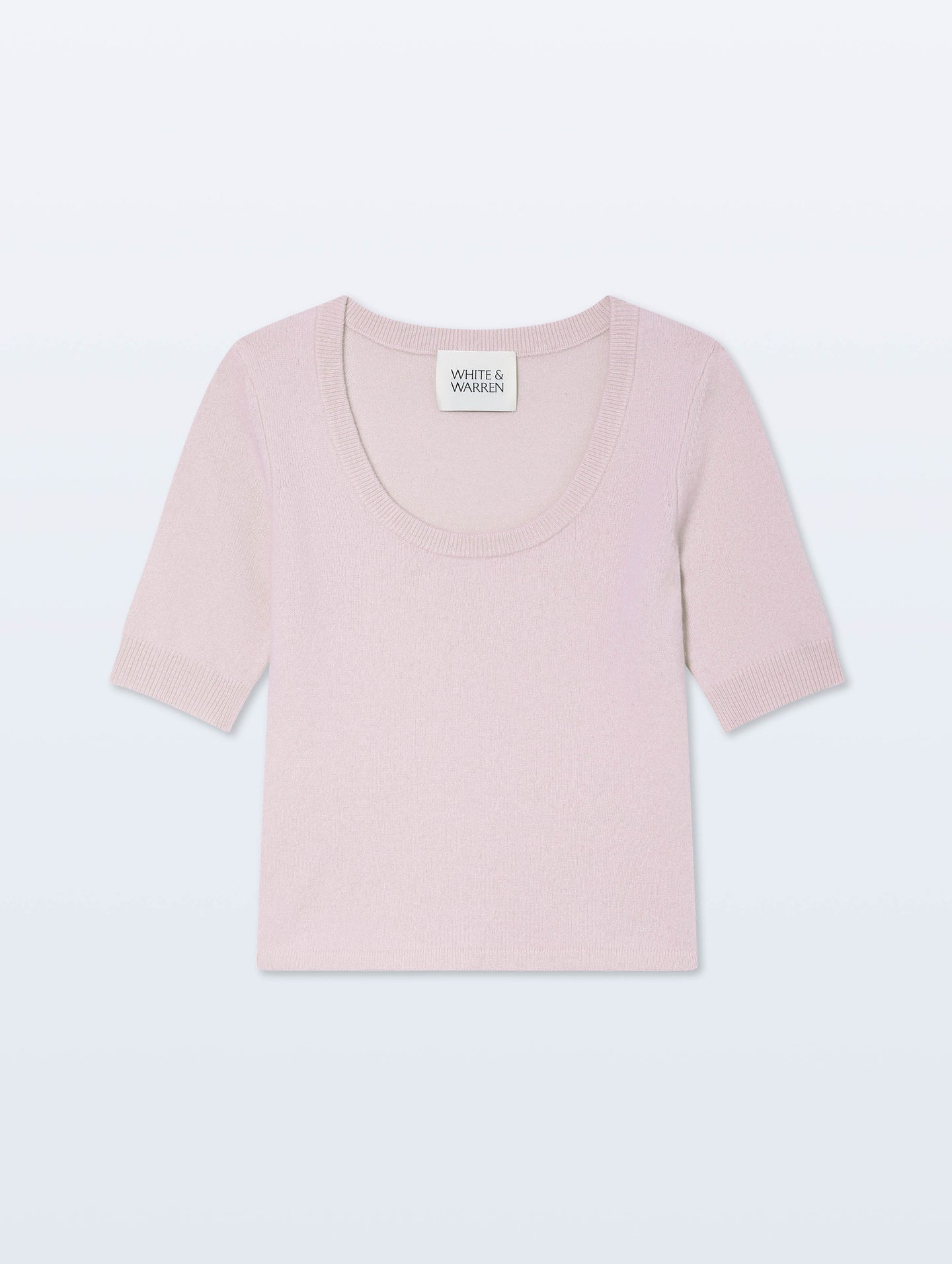 White + Warren Cashmere Scoop Neck Top 21777
