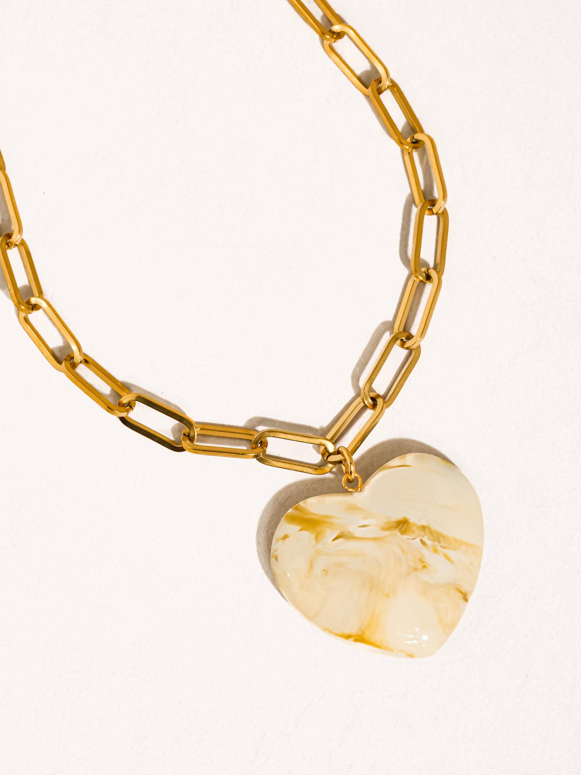 Flânerie Rouelle 18K Gold Heart Chain Necklace
