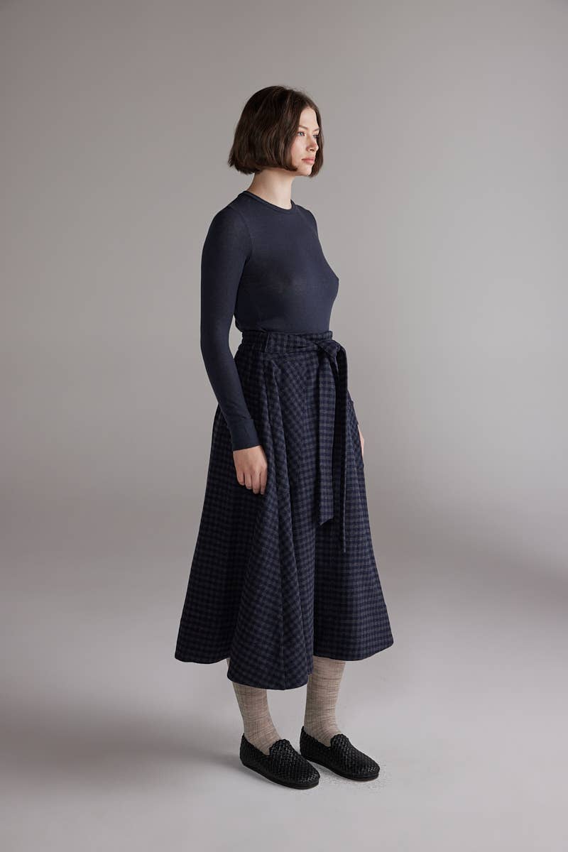 Amente Wool Blend Knit Top