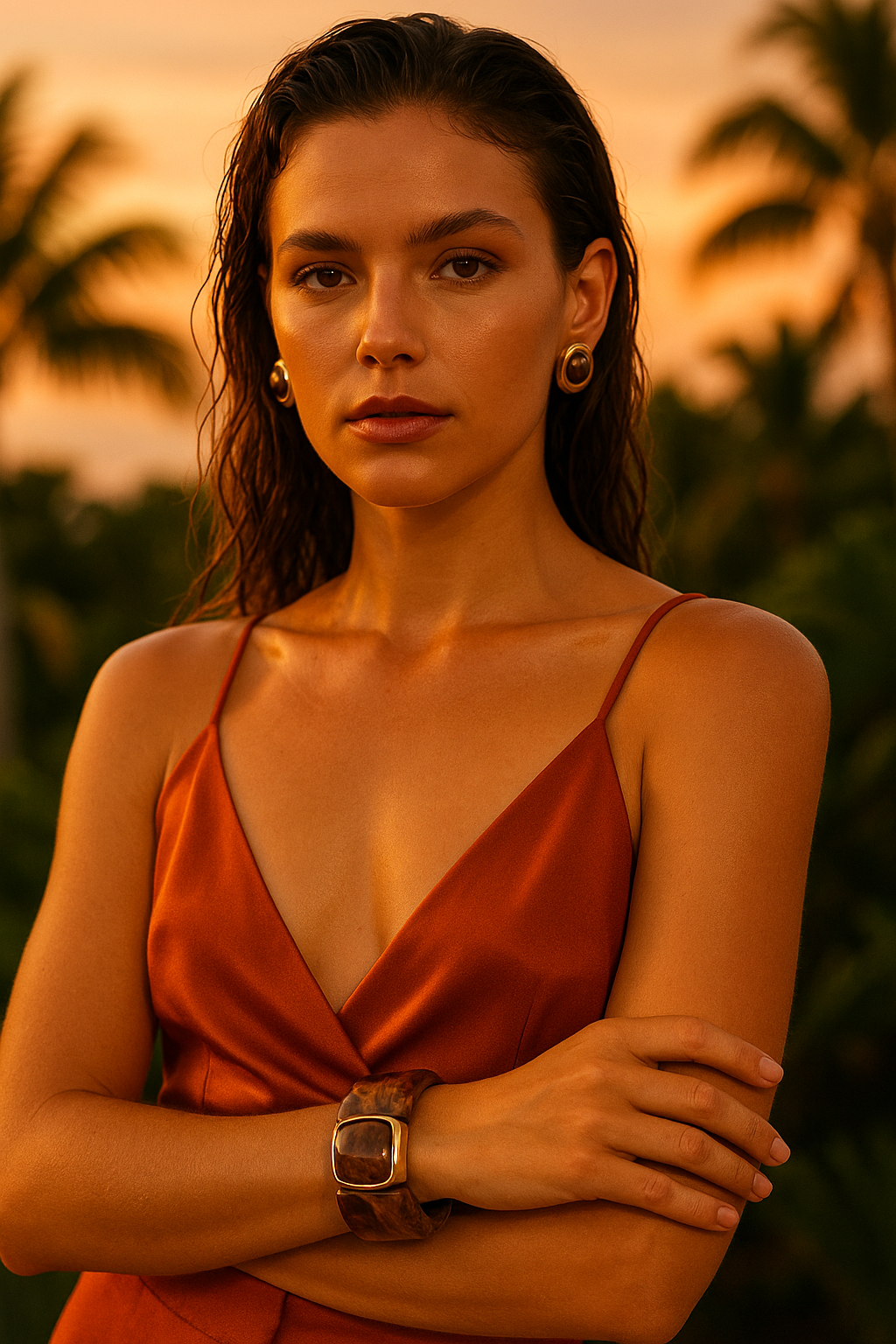 Sahira Golden Ember Bracelet