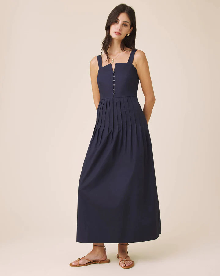 Splendid Maggie Poplin Midi Dress RM6D430