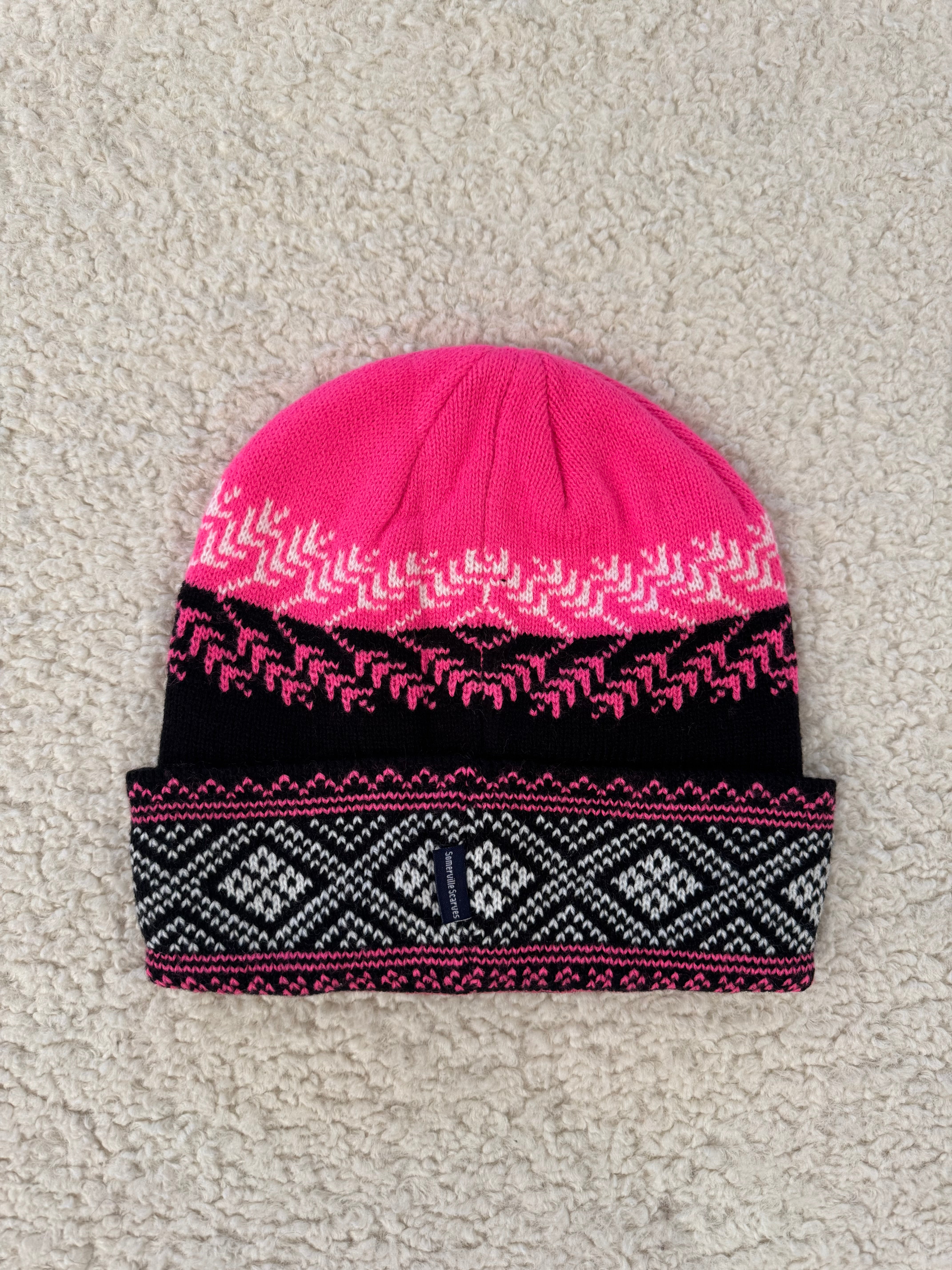 Somerville Alpine Hat - Black/Pink
