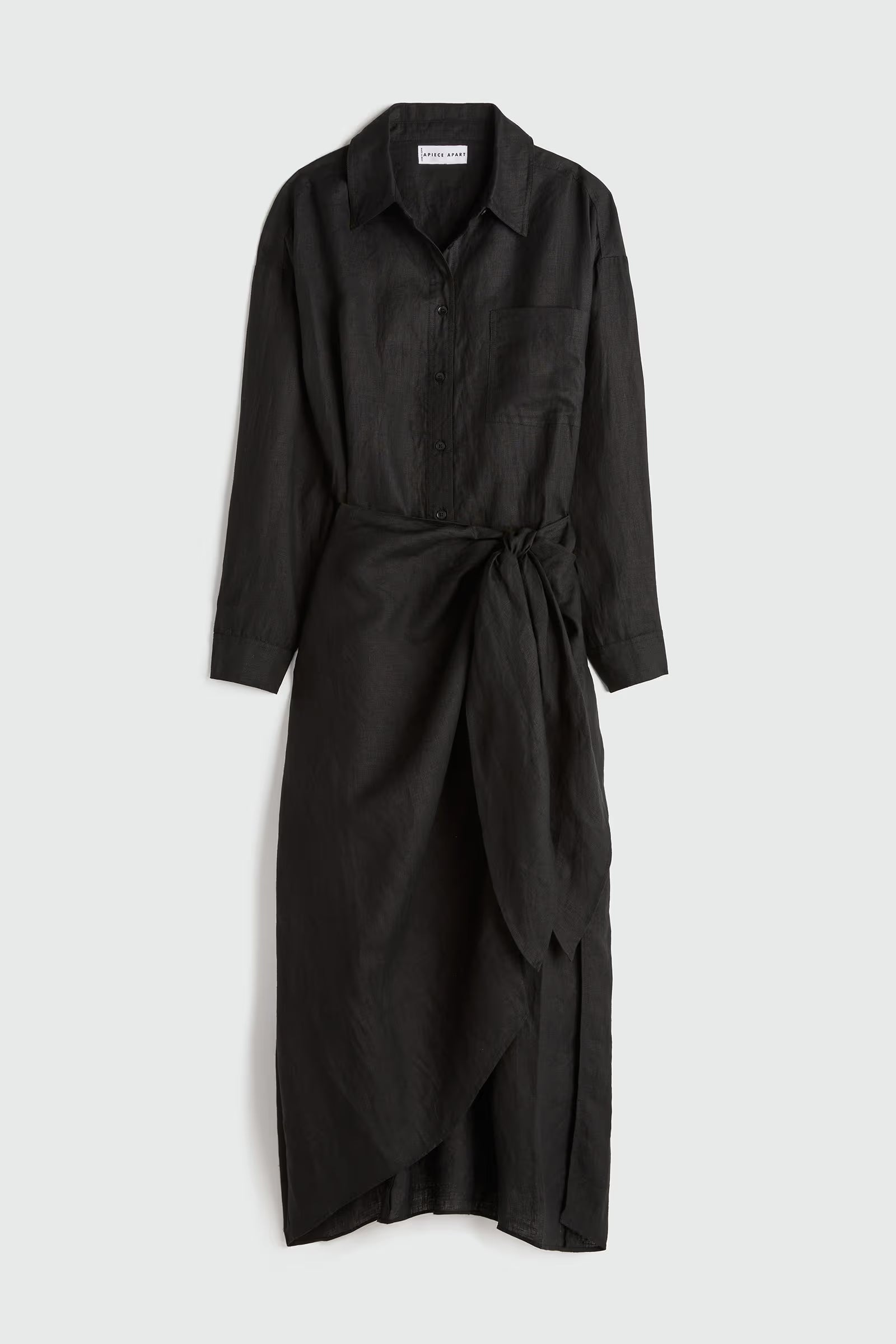 Apiece Apart Alessandra Sarong Shirt Dress
