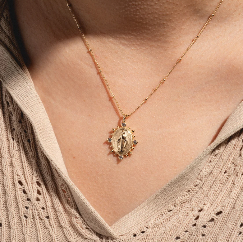 Joy Dravecky Lady Lourdes Pendant