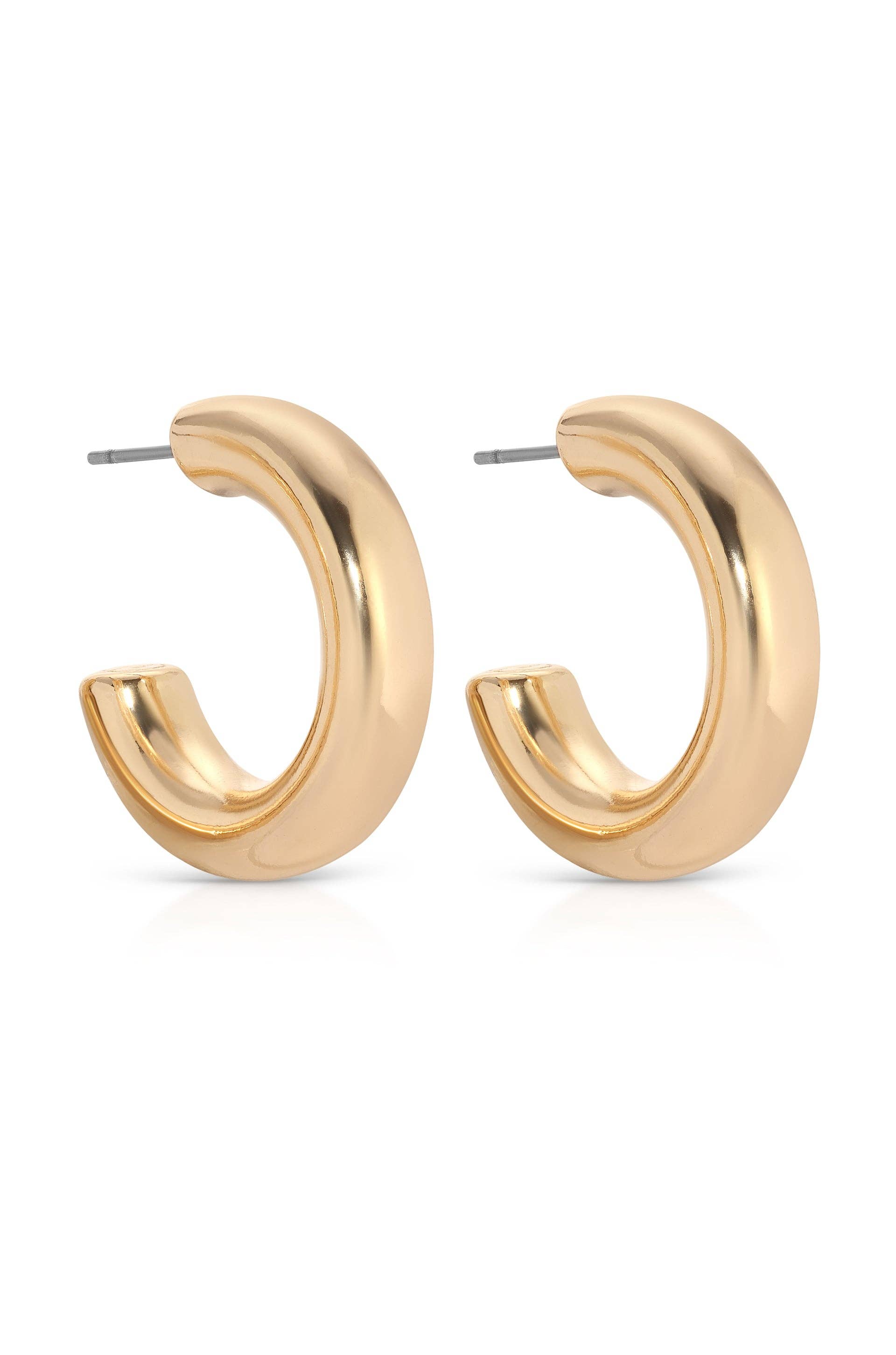 Ettika Small Thick Classic Hoops