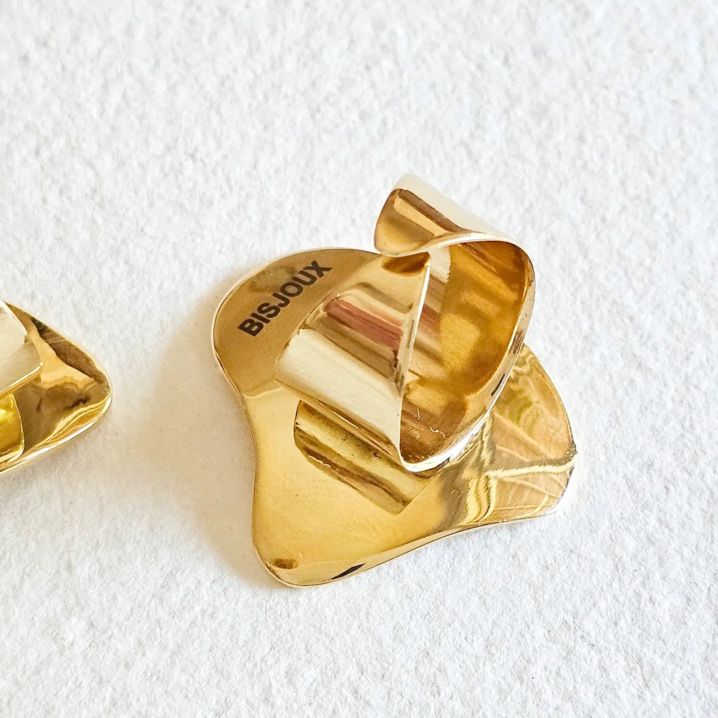 Bisjoux Brass Ring Pebble
