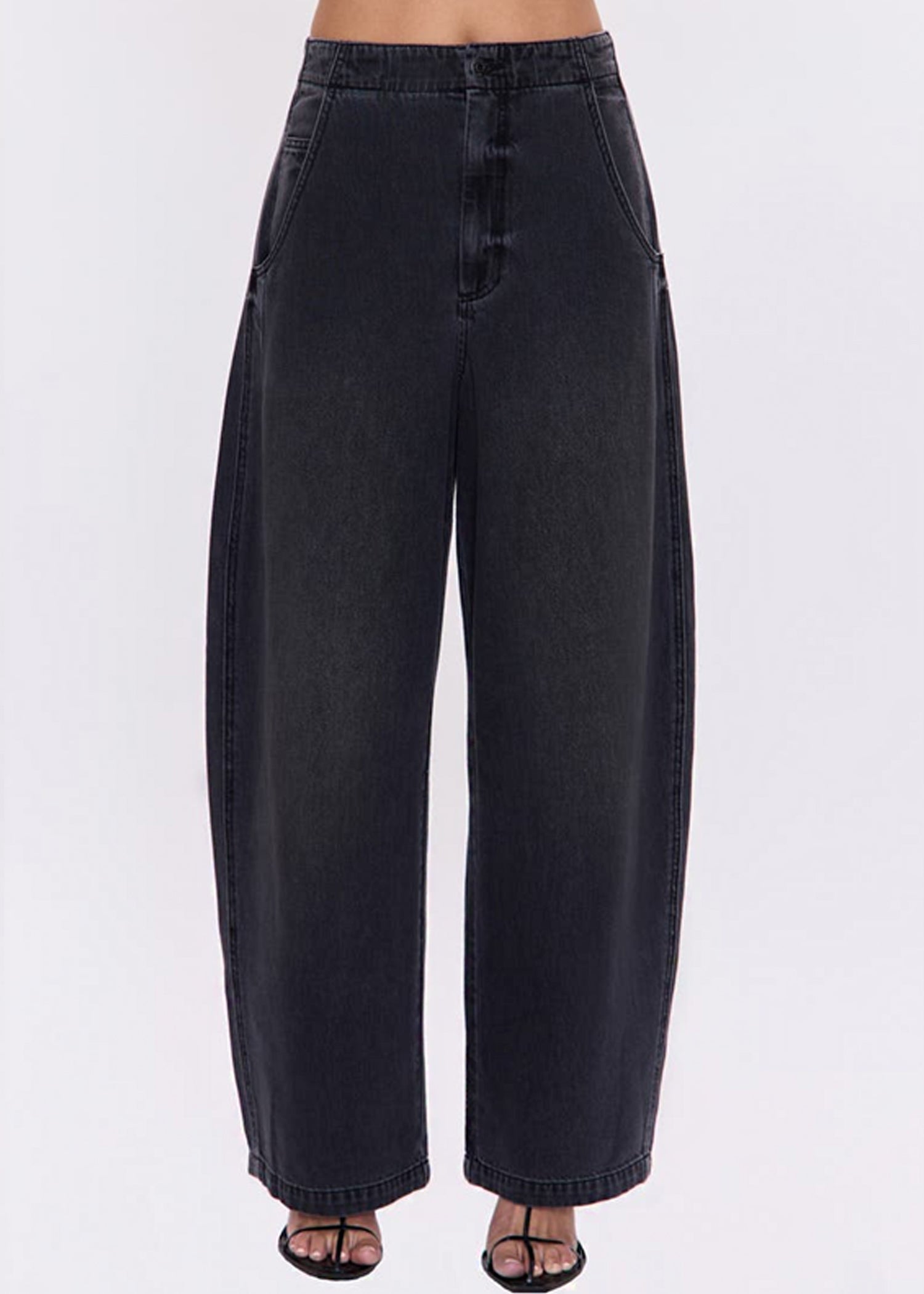 Pistola Lottie High Rise Relaxed Bowed Leg