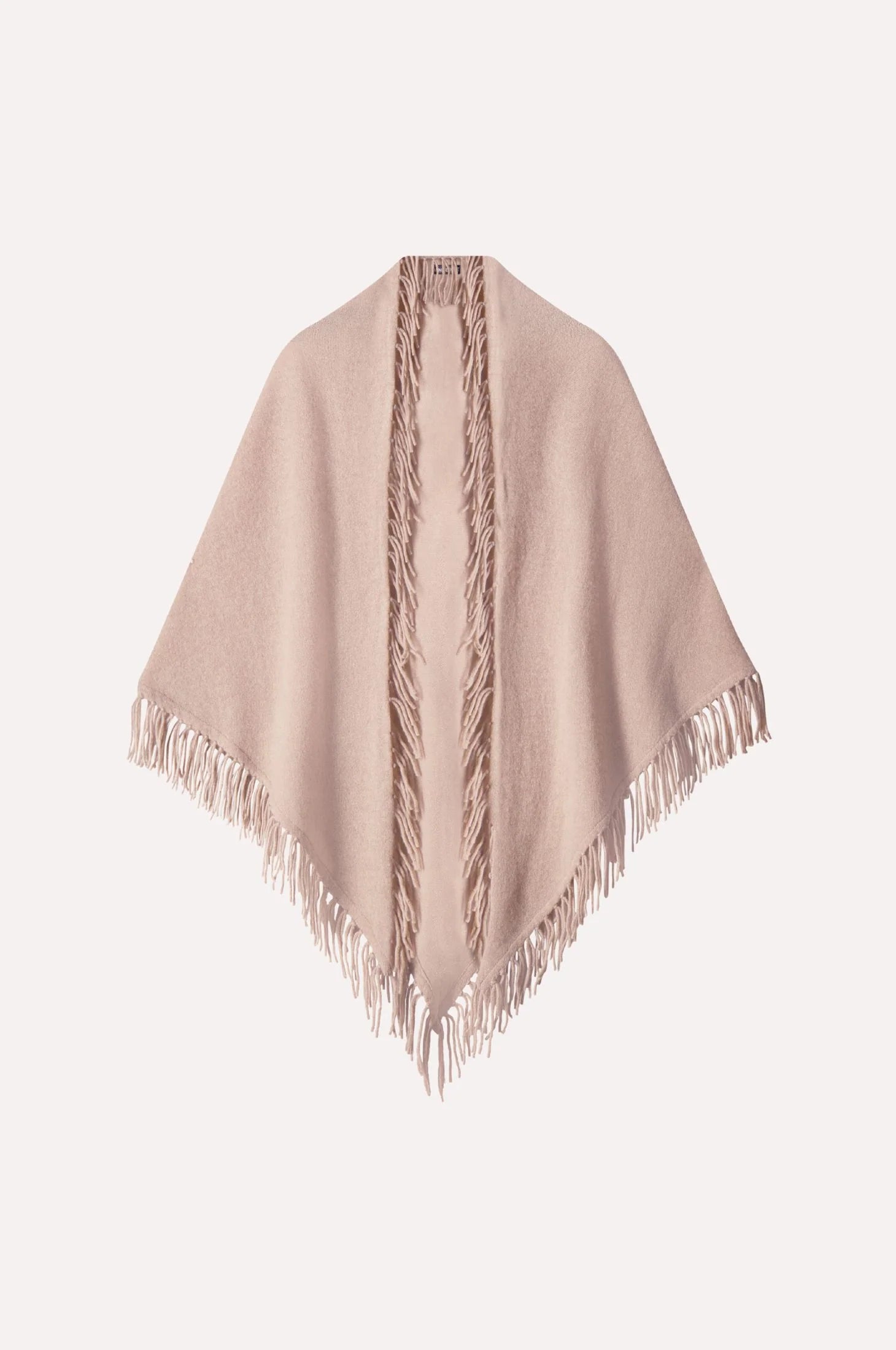 Minnie Rose Cashmere Fringe Shawl