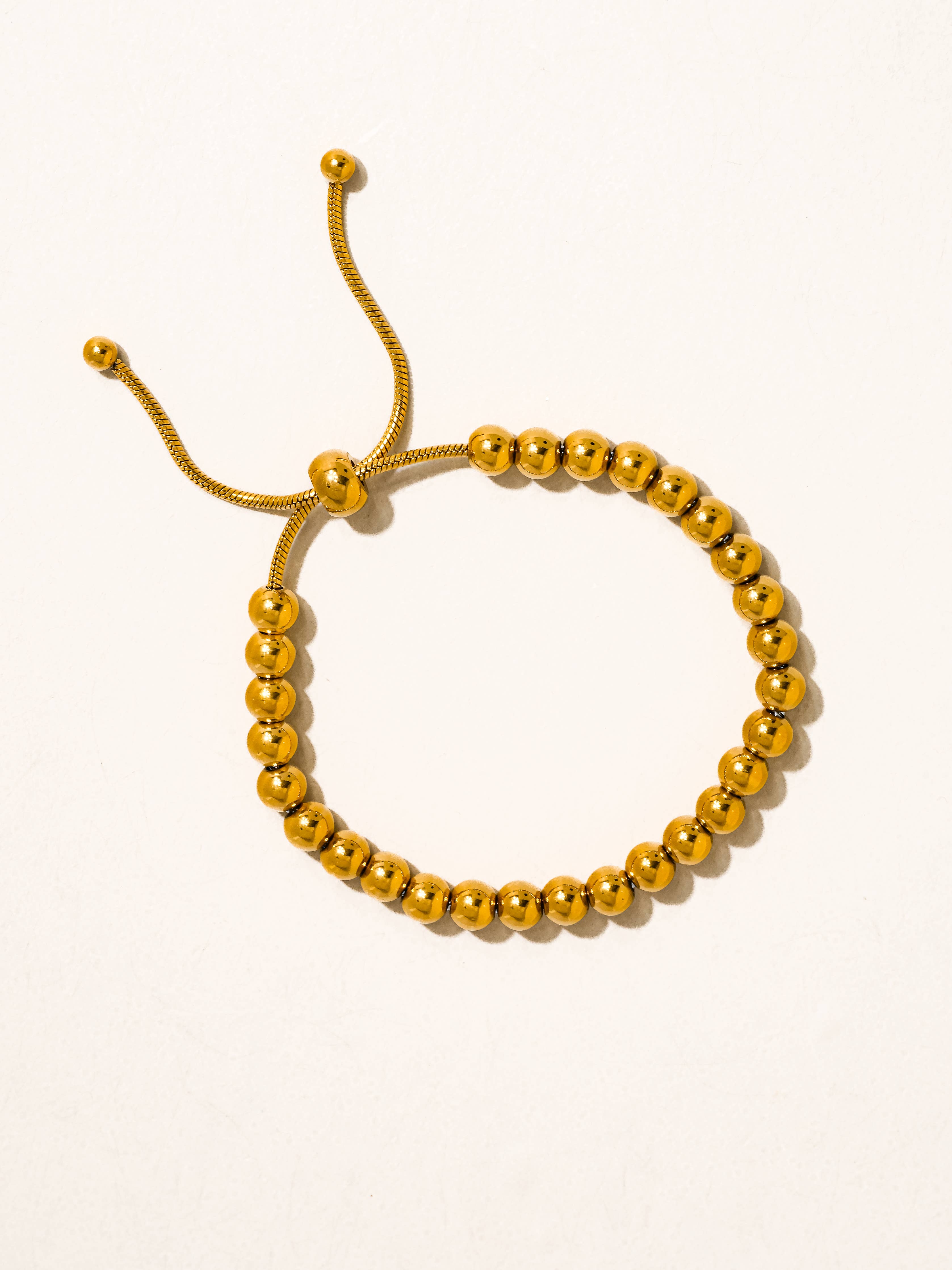 Flânerie Liliane 18K Gold Non-Tarnish Beaded Bracelet