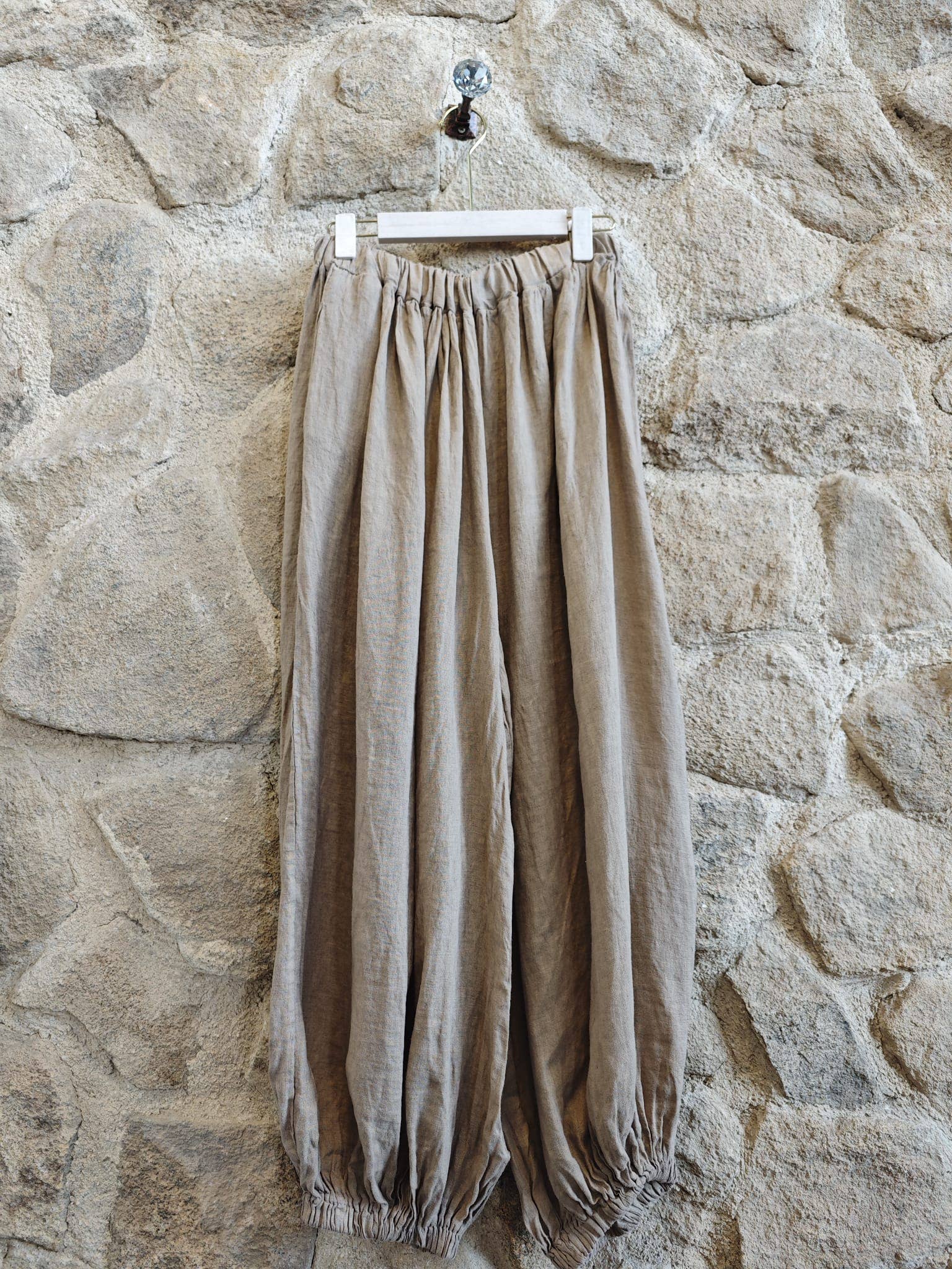 European Linen Balloon Style Pant 30581