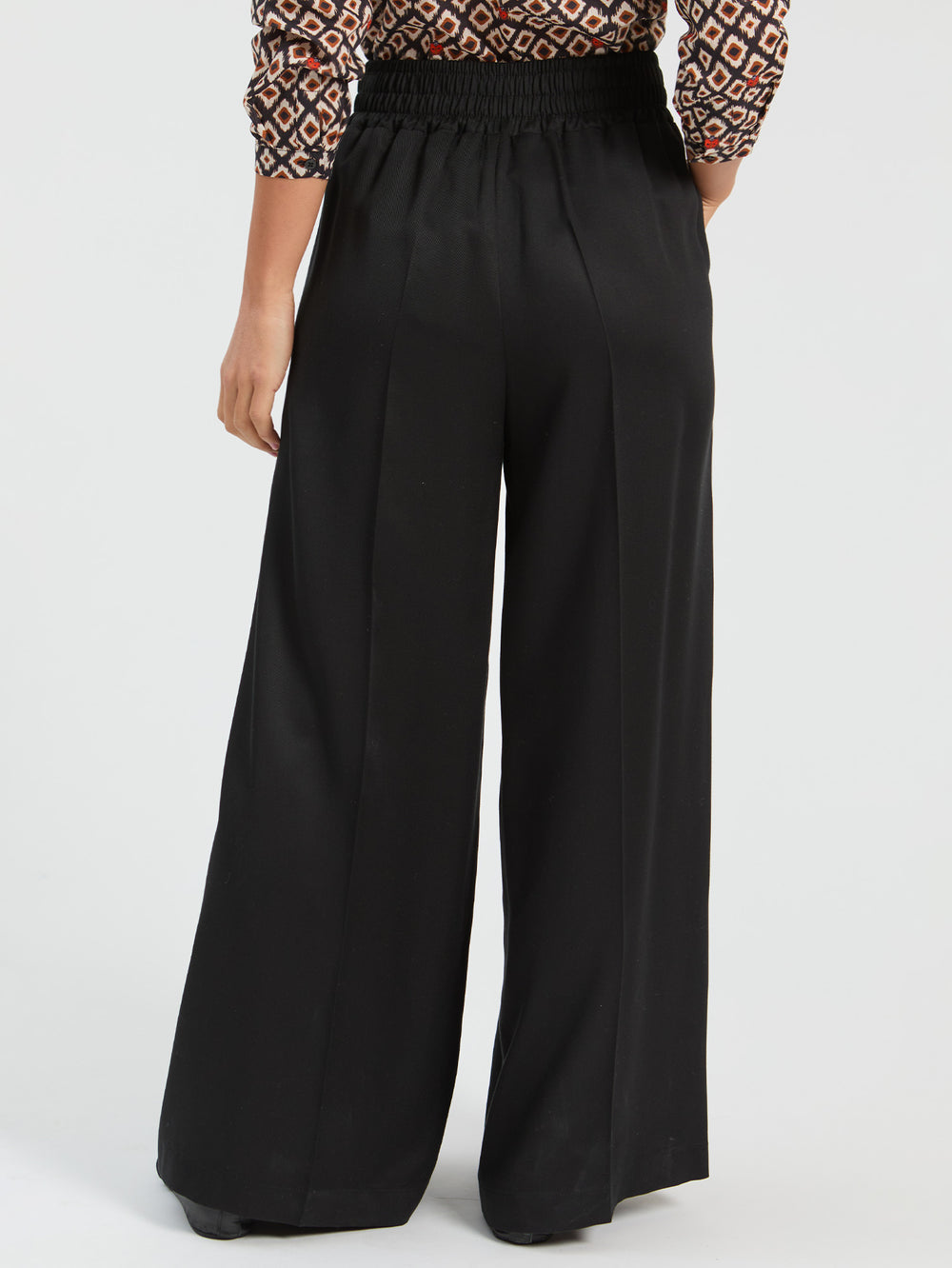 Vilagallo Black and Brown Two-Tone Trousers 33773