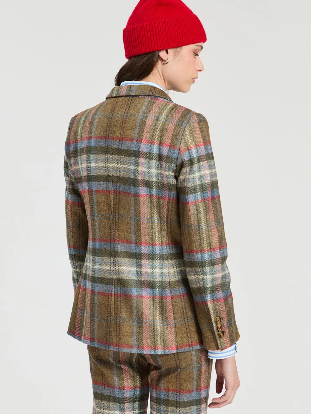 Vilagallo Woolen Checked Jacket 33873