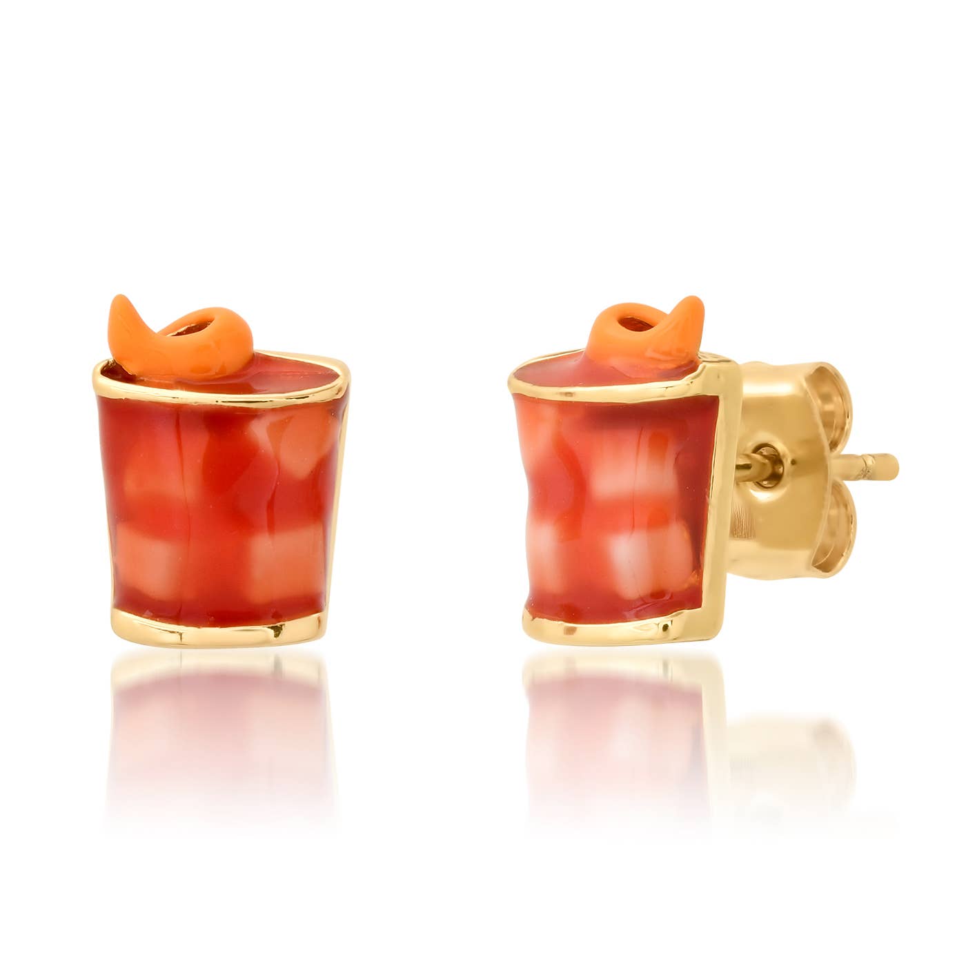 Tai Enamel Old Fashioned Studs TE-5159