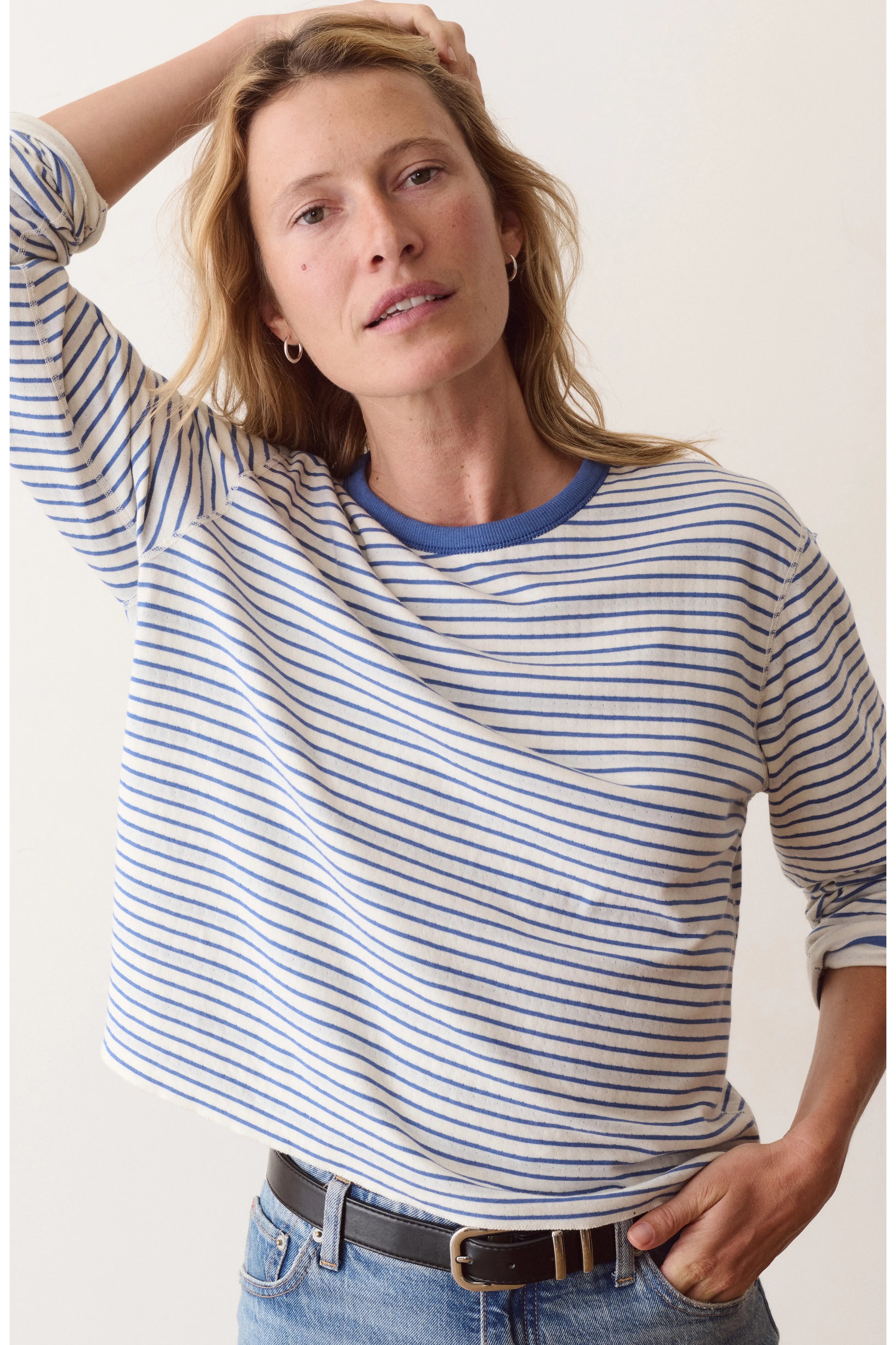 Marine Layer Juno Reversible Double Knit Longsleeve