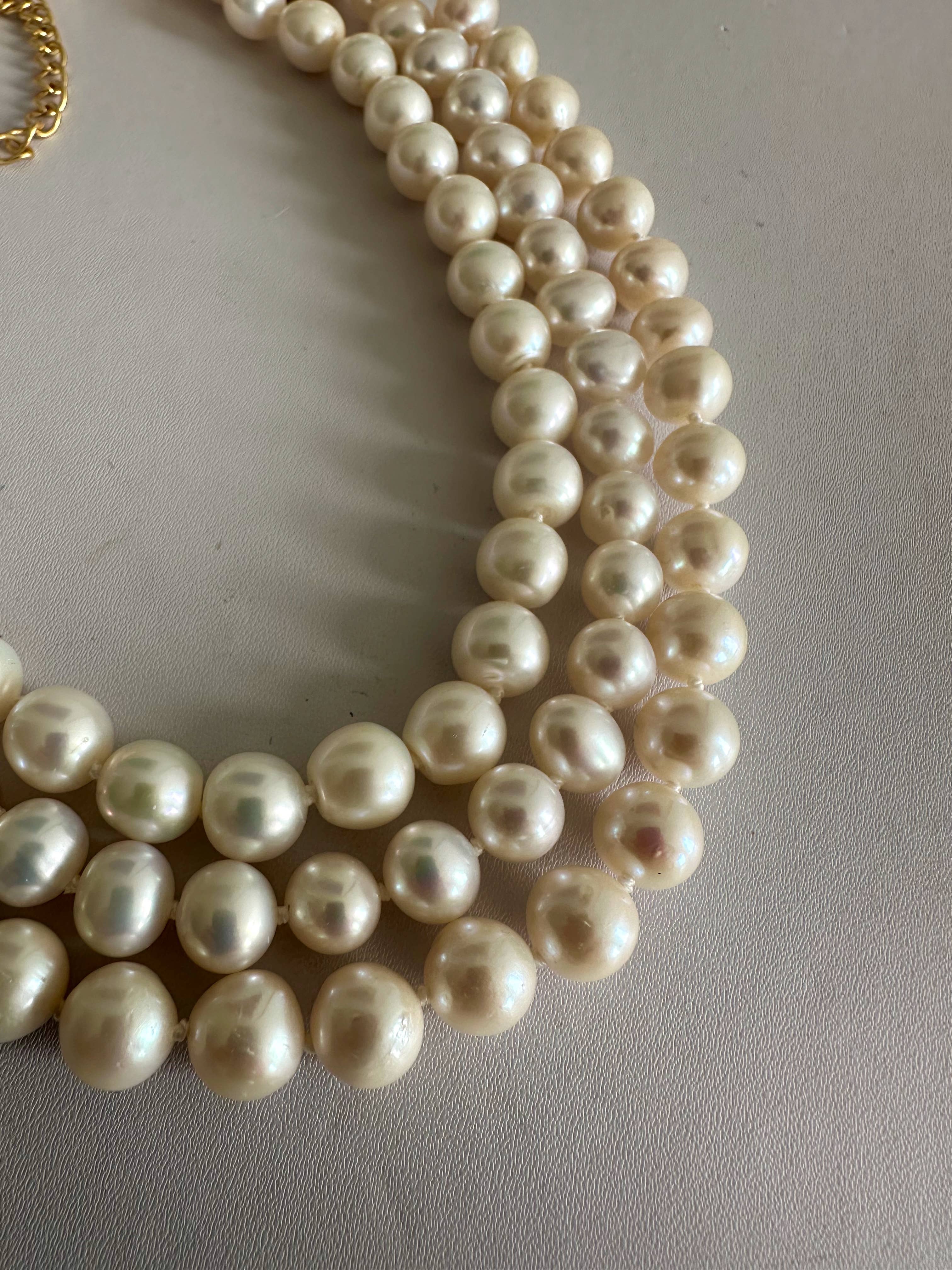 Anokhi Green White Knotted Pearls NKK31