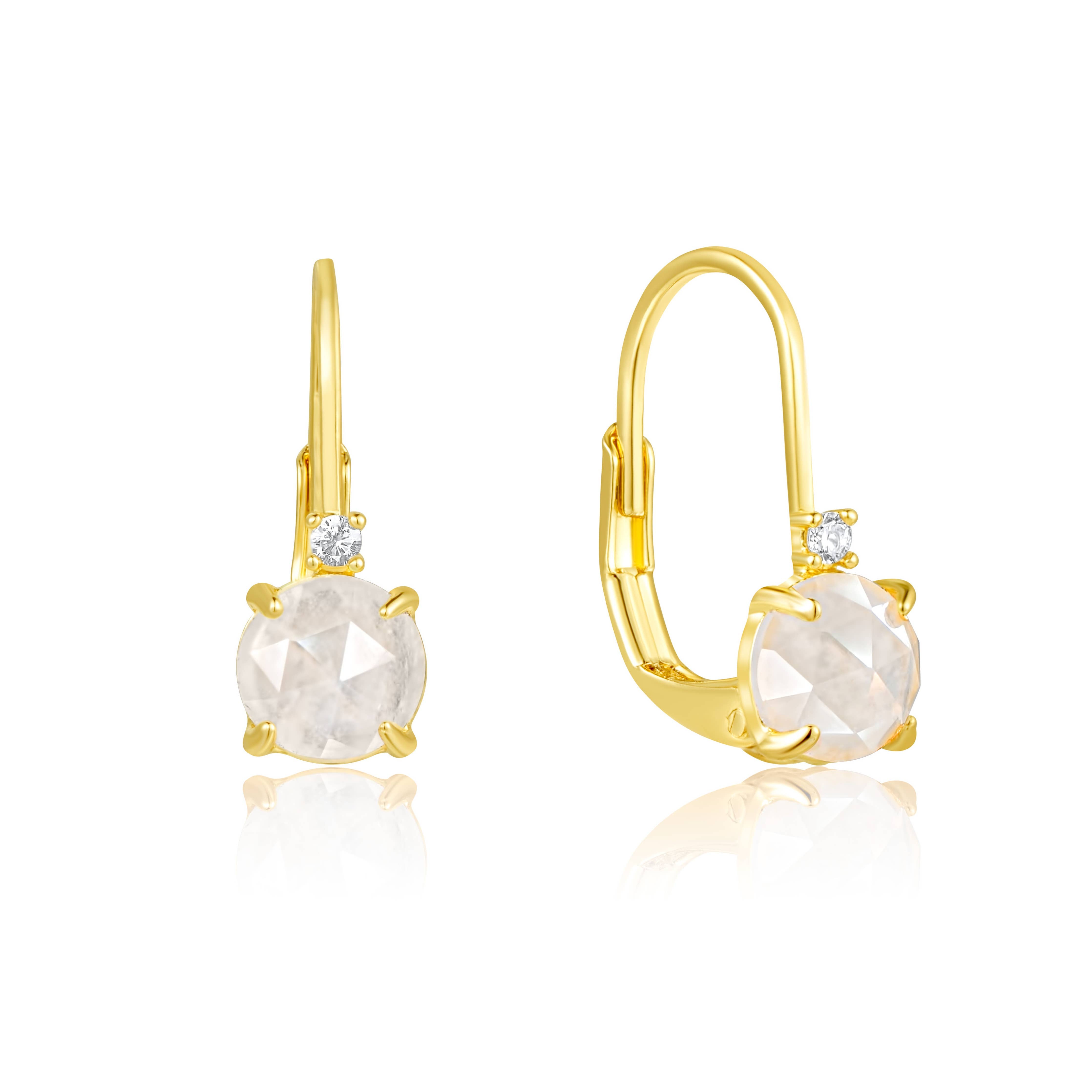 Heilo Jewelry Quinn Moonstone Earrings