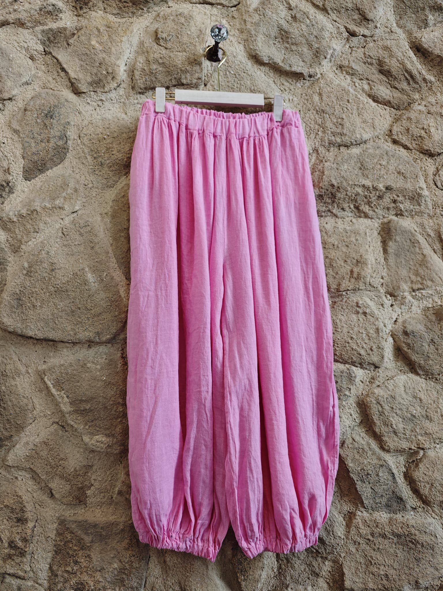 European Linen Balloon Style Pant 30581