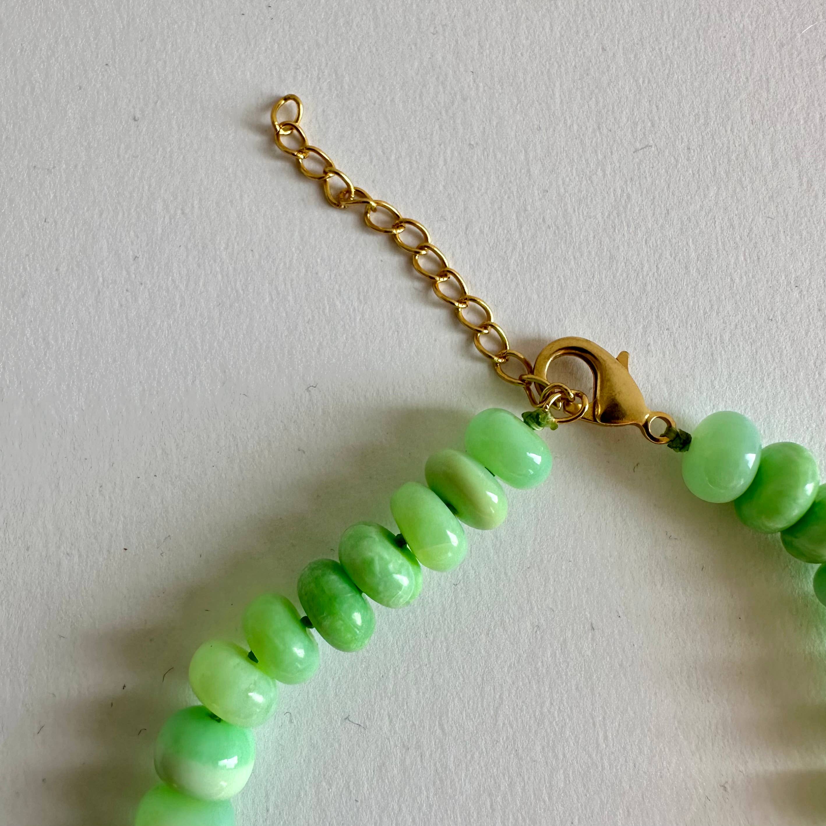 Anokhi Green Mint Opal Necklace NKK42