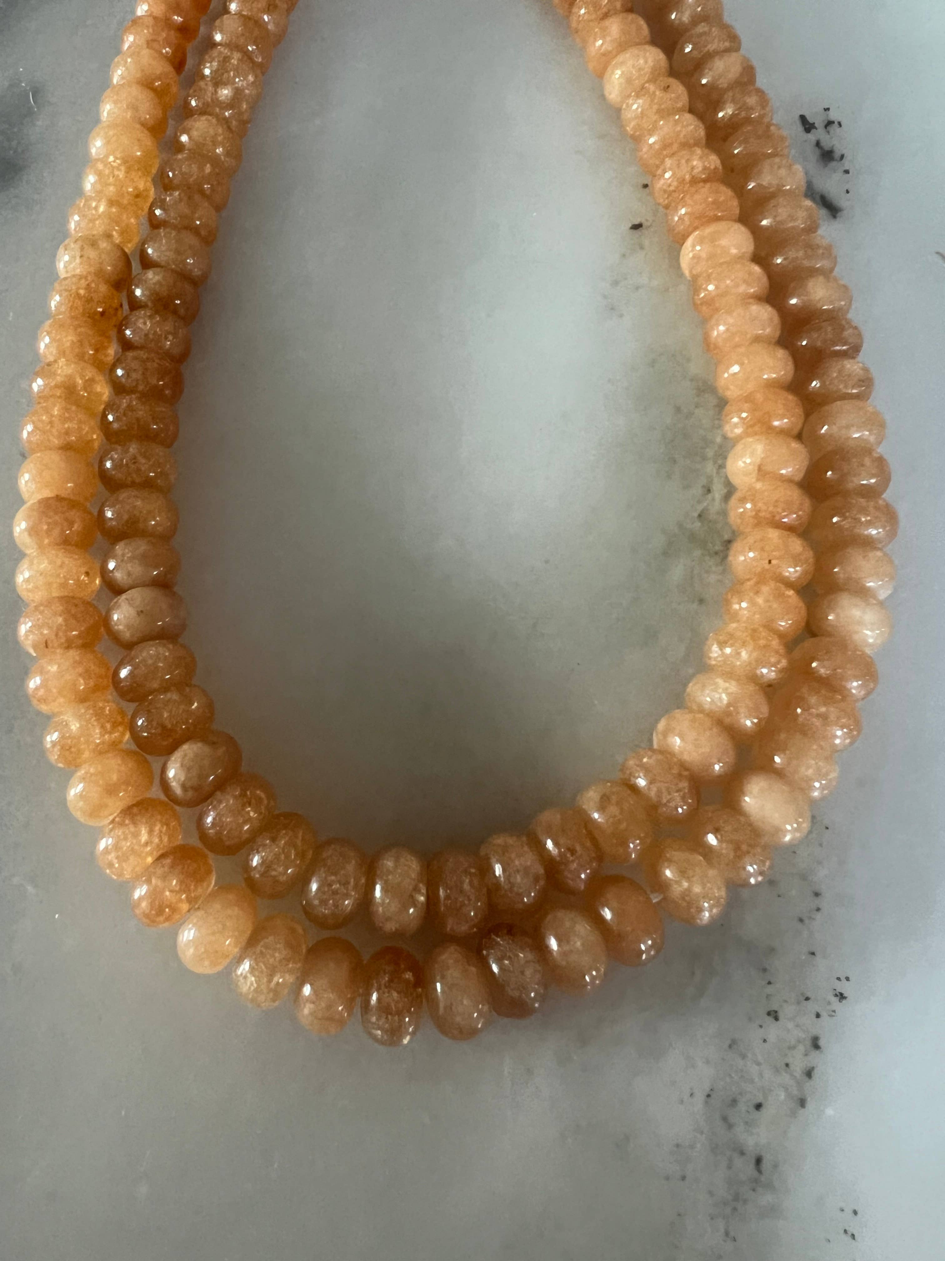 Sonya Renee Lilly Gemstone Bead Necklace