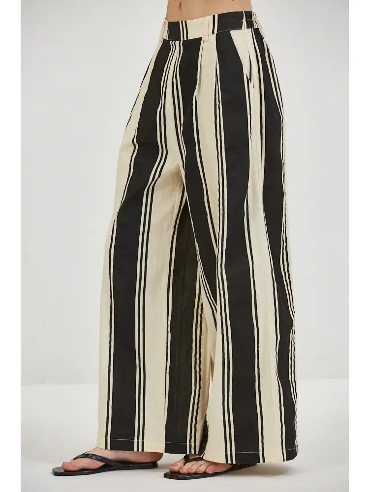 A.Ren Delphine Striped Pant