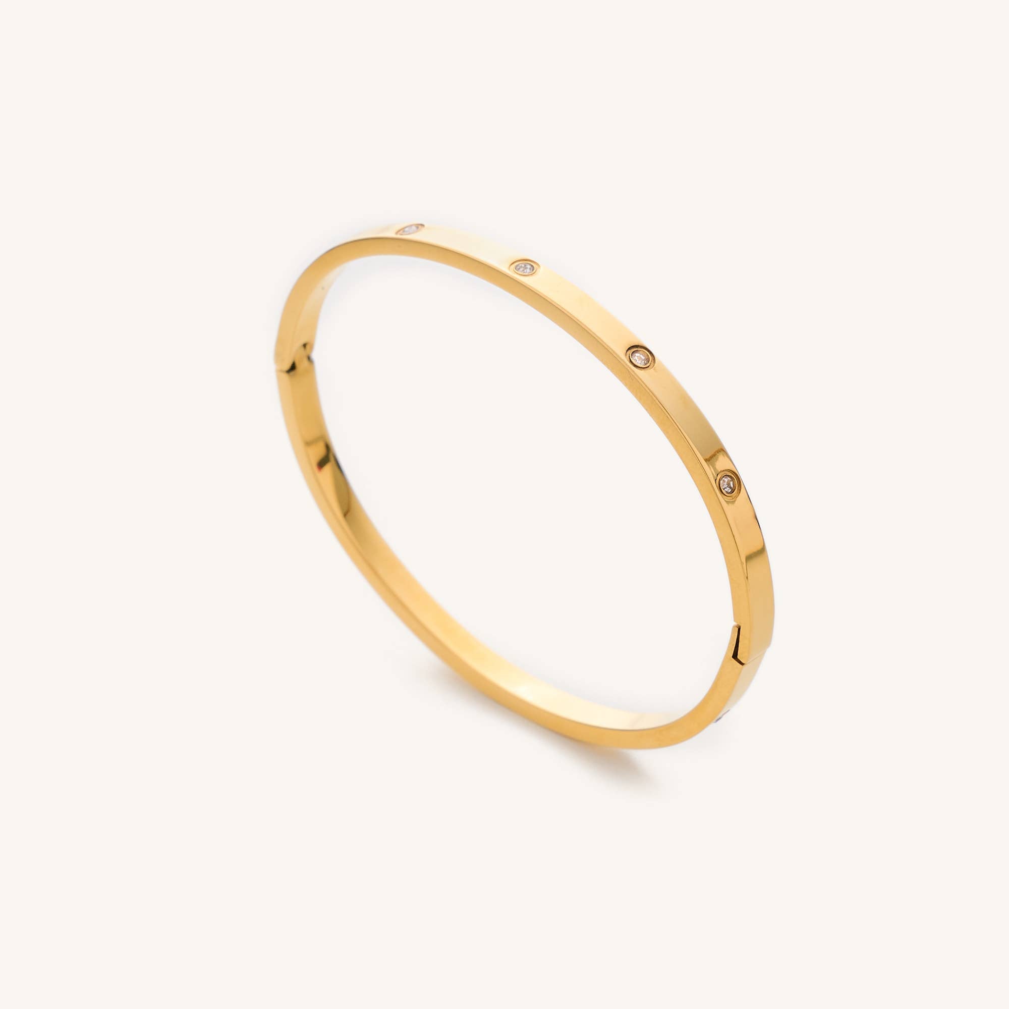 Nikki Smith Designs Mini Corinne Gold Bangle Bracelet