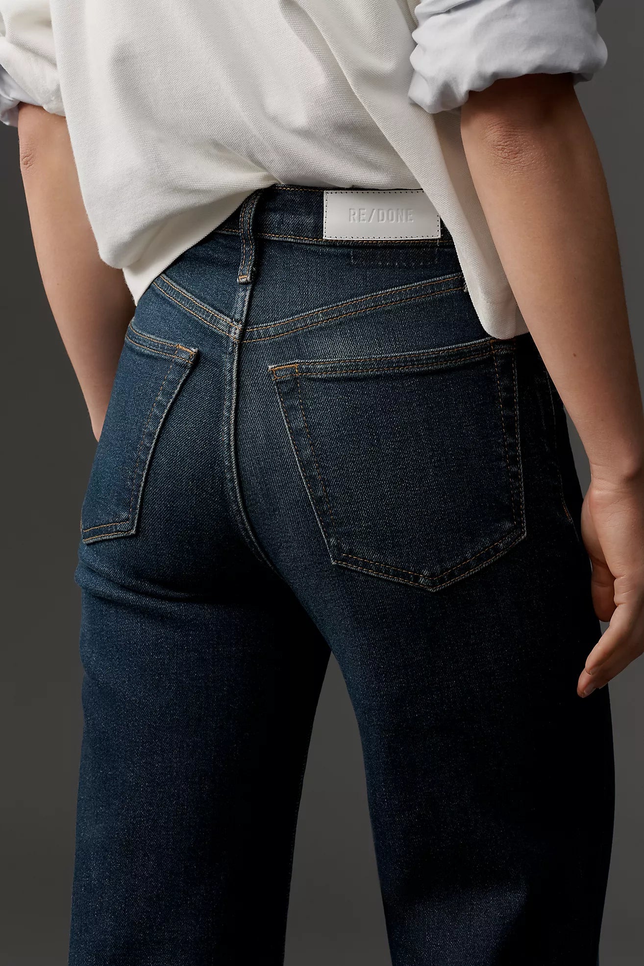 RE/DONE High Rise Wide Leg Crop