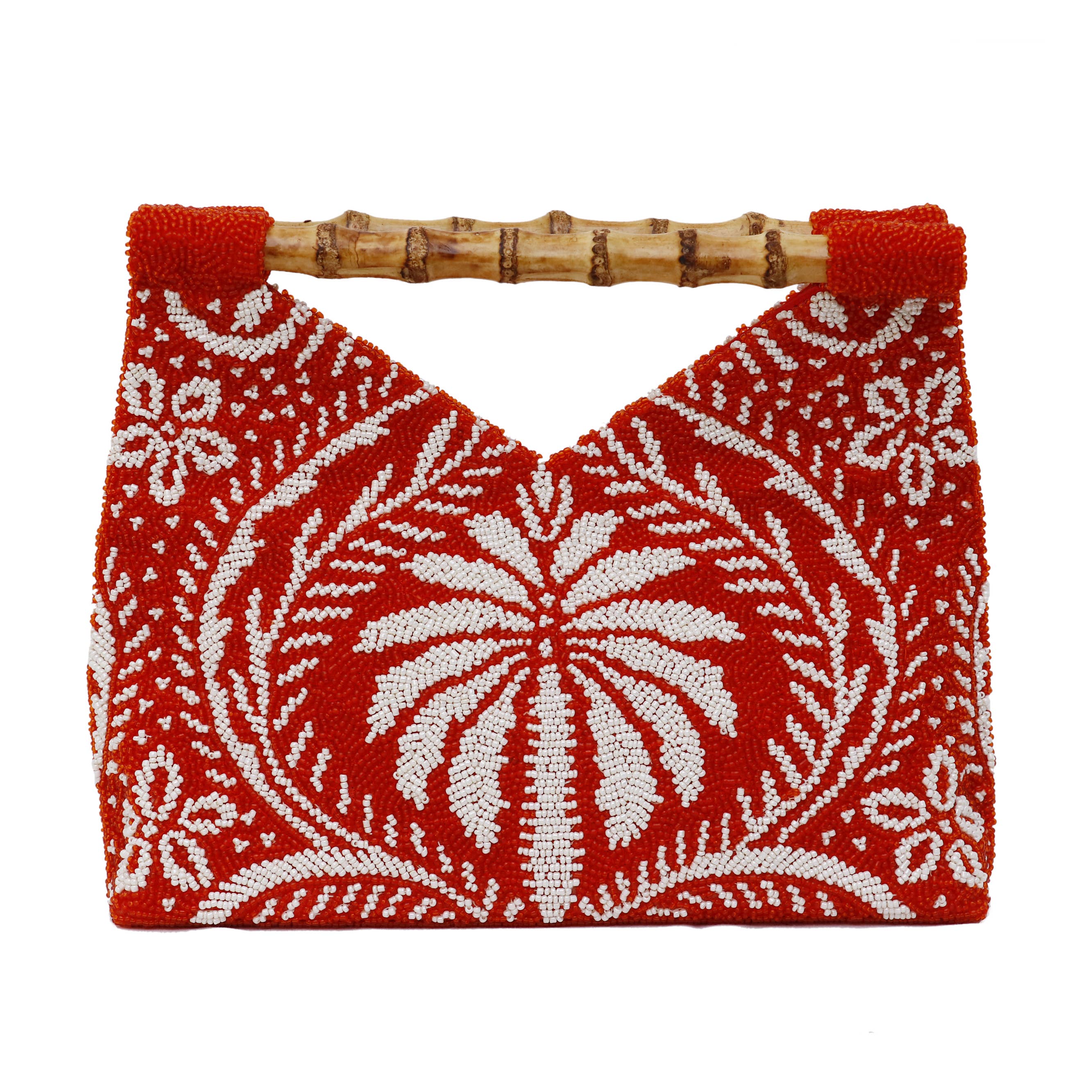 Tiana NY Printed Bamboo Cutout Bag BH-0806