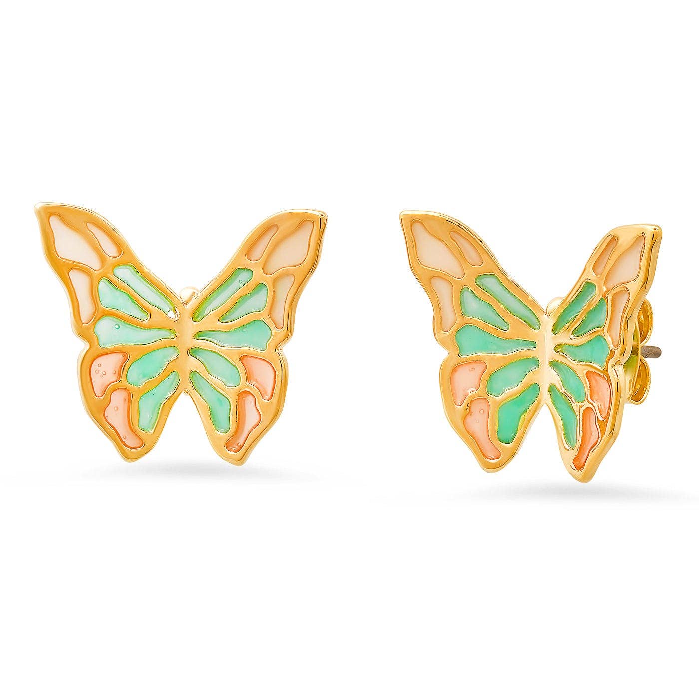 Tai Enamel Butterfly Studs HME-17