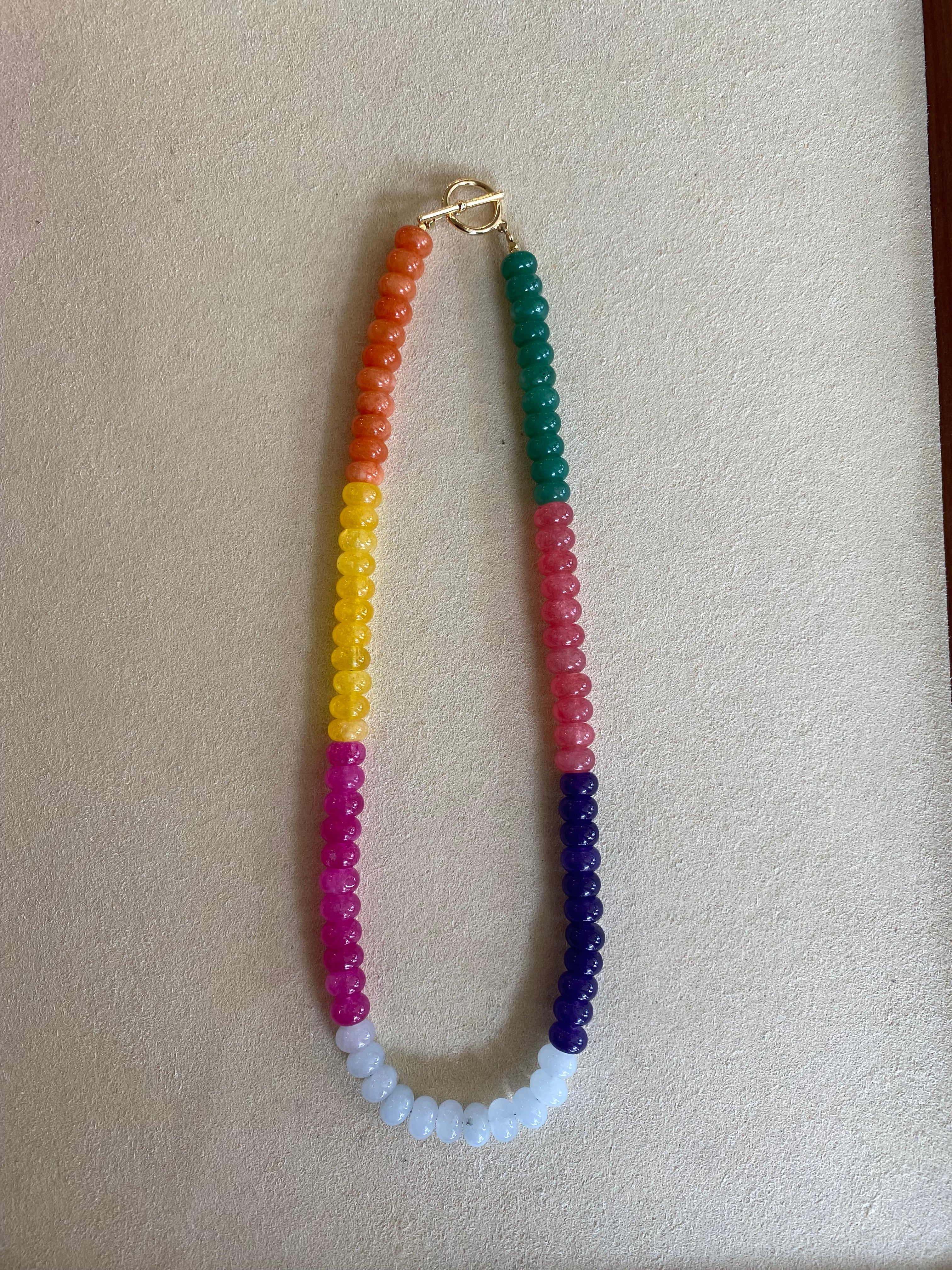 Sonya Renee Lilly Gemstone Bead Necklace