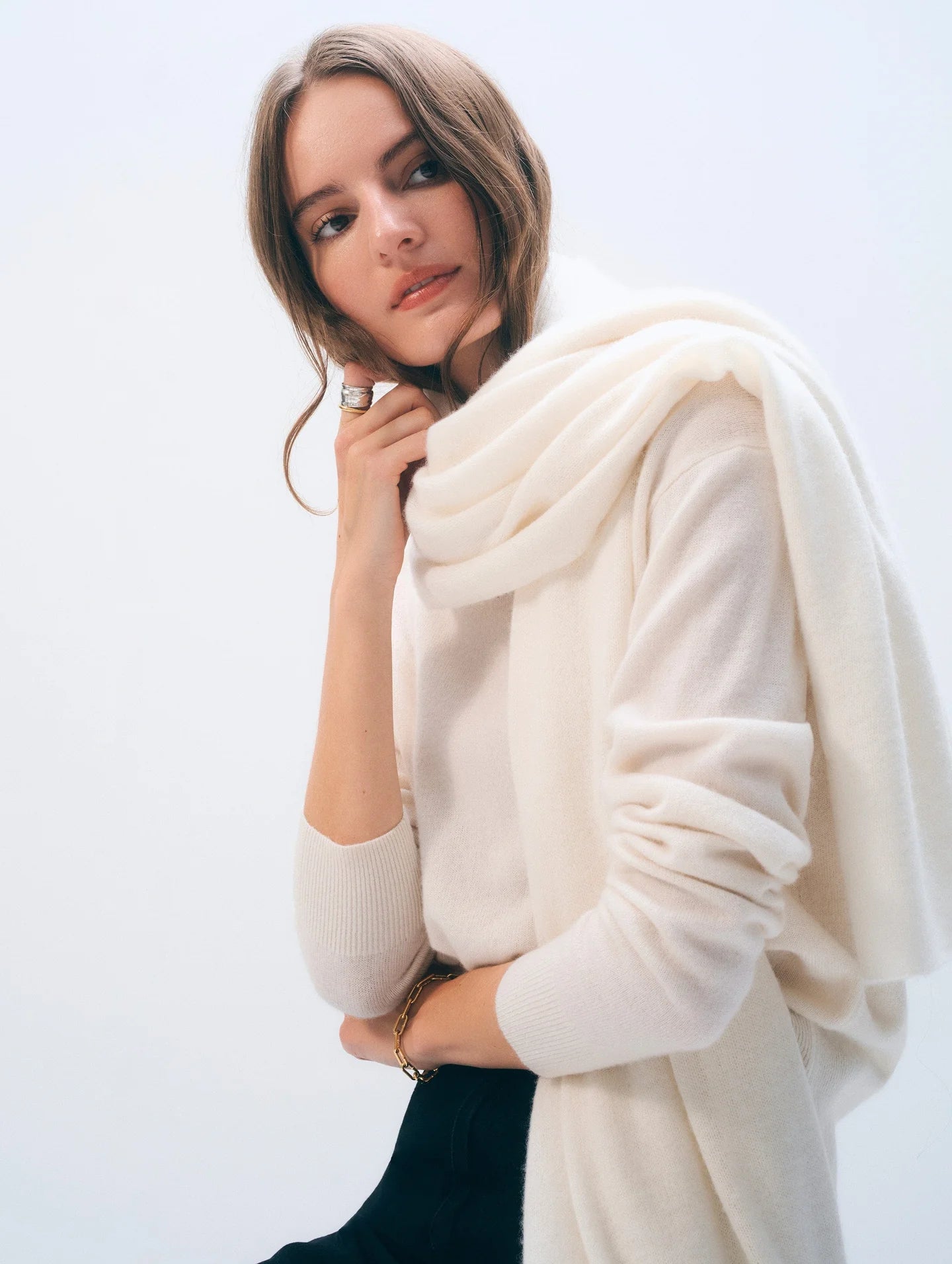 White + Warren Cashmere Travel Wrap 4547T