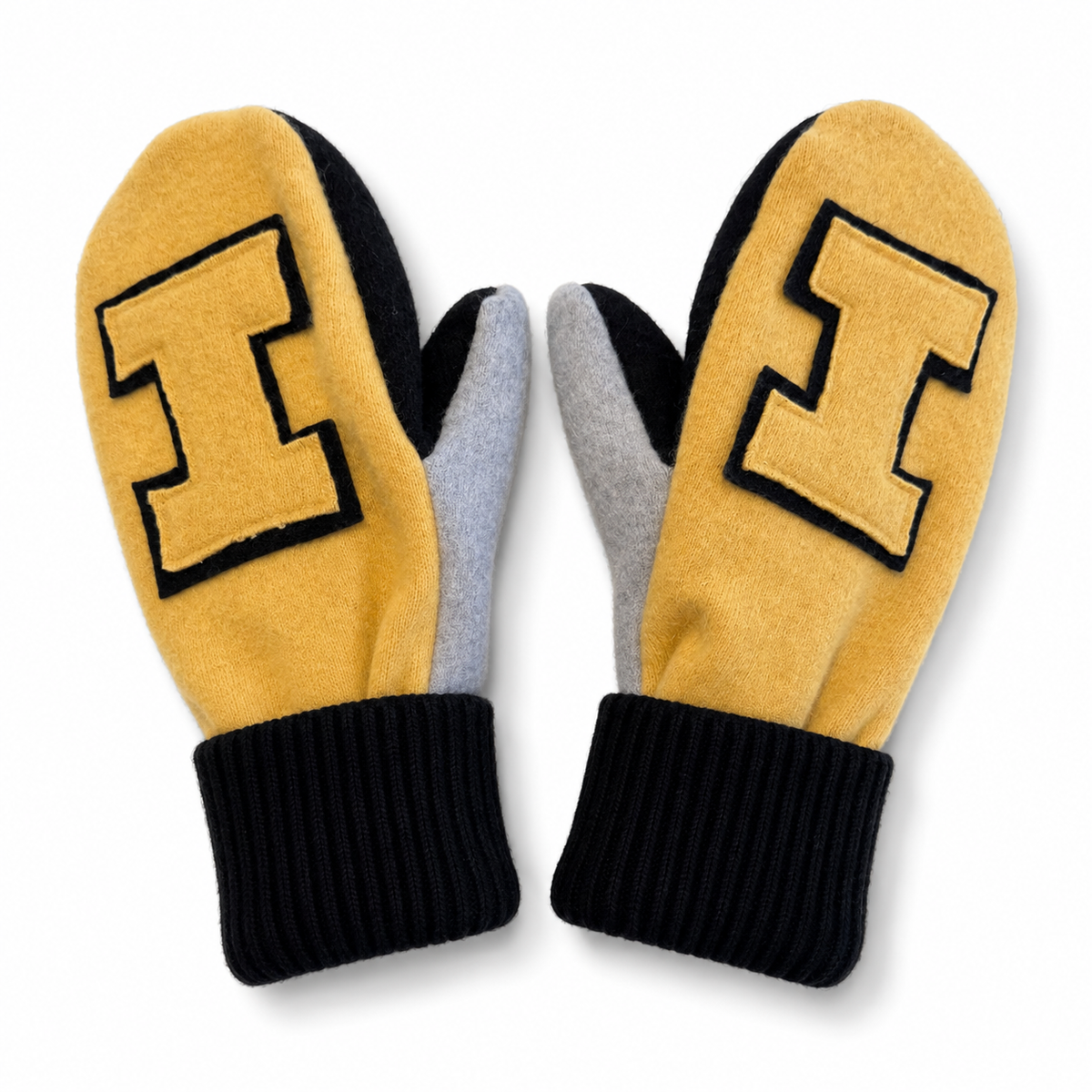 Catherine's Game Day "I" Embroidered Handmade Mittens