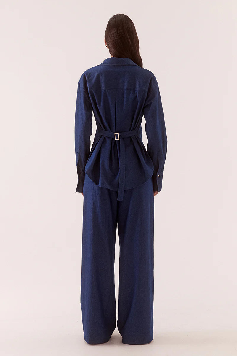 Sovere Quinn Shirt Mid-Wash Blue