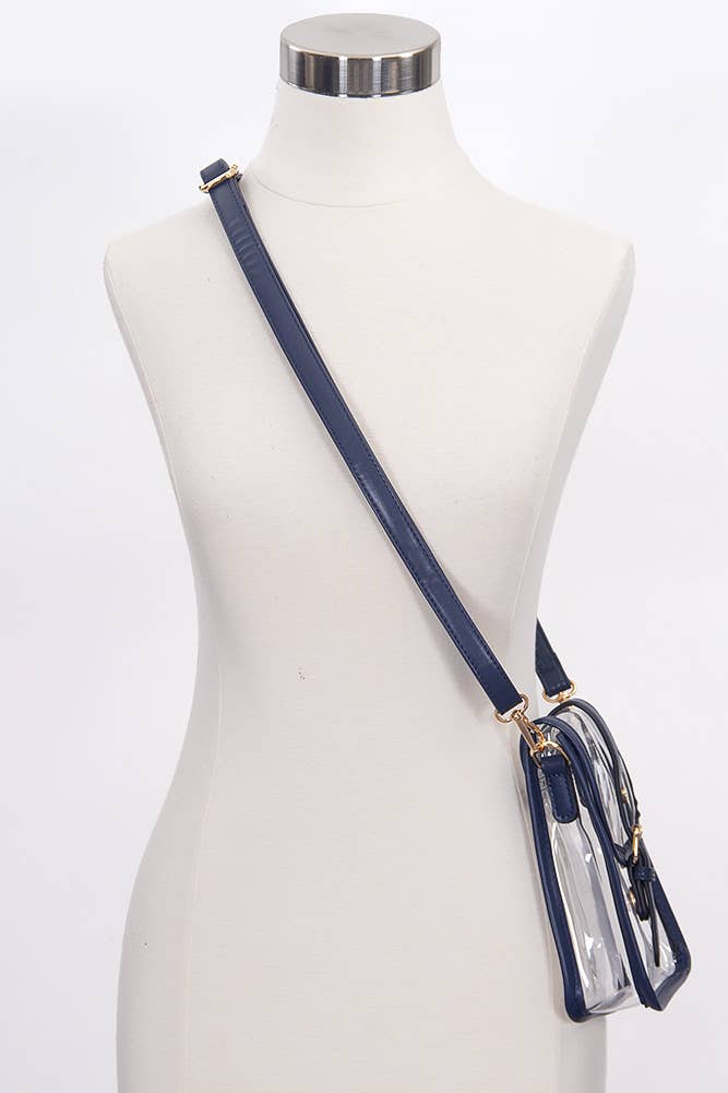 Catherine's Game Day Clear Cross Body Stadium Concert Transparent Handbag
