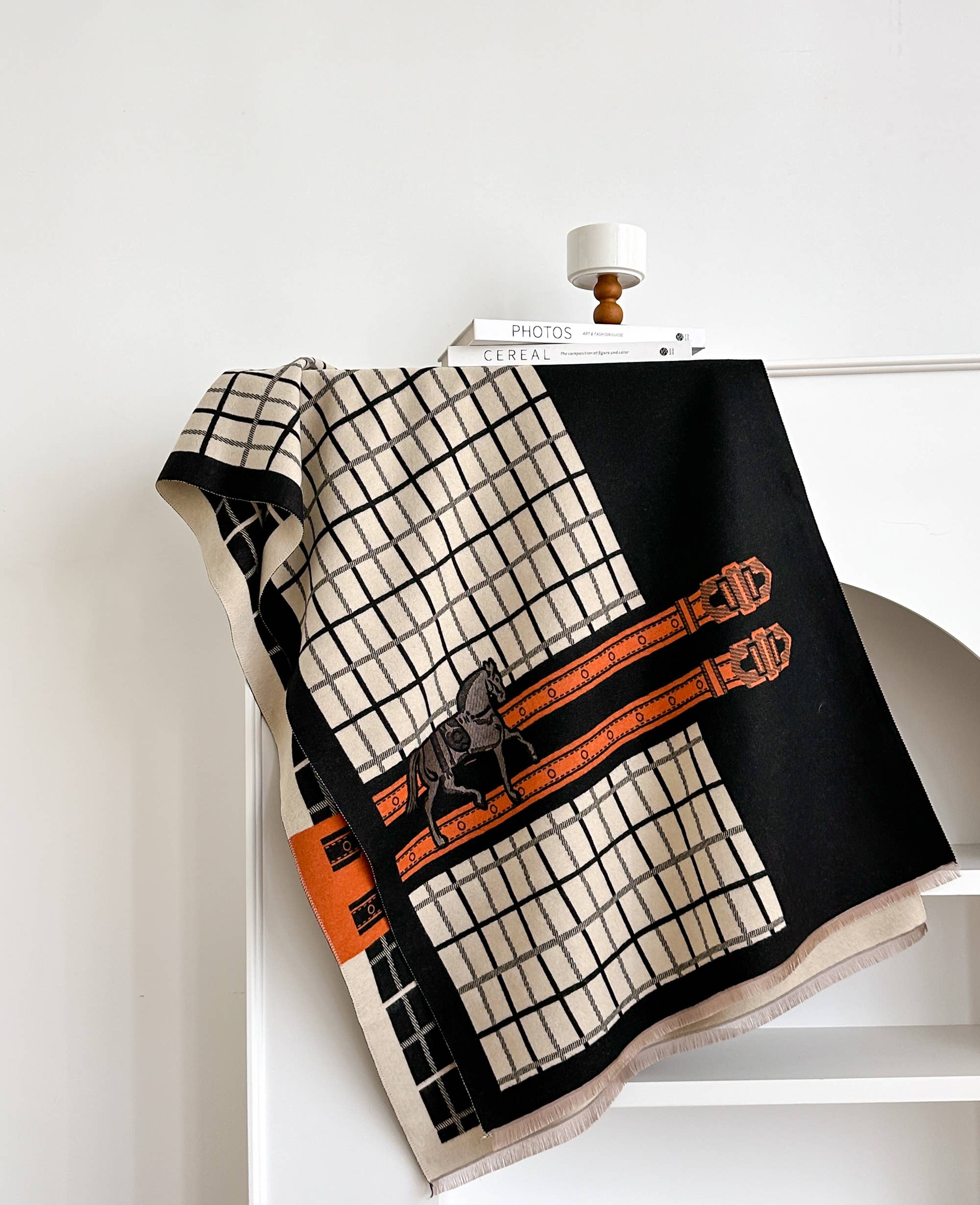 Winding River Orange / Black Maverick Reversible Wrap