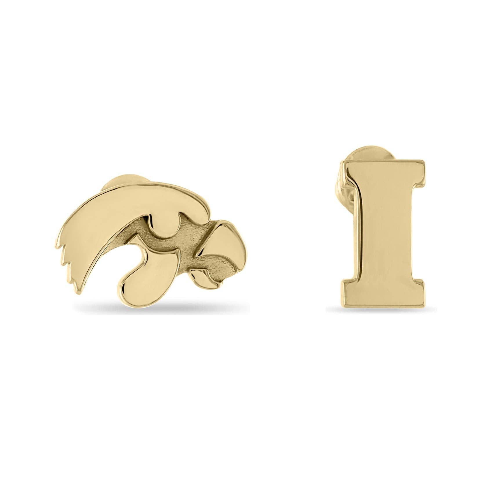 Stone Armory Iowa Mix-n-Match Gold Plated Studs