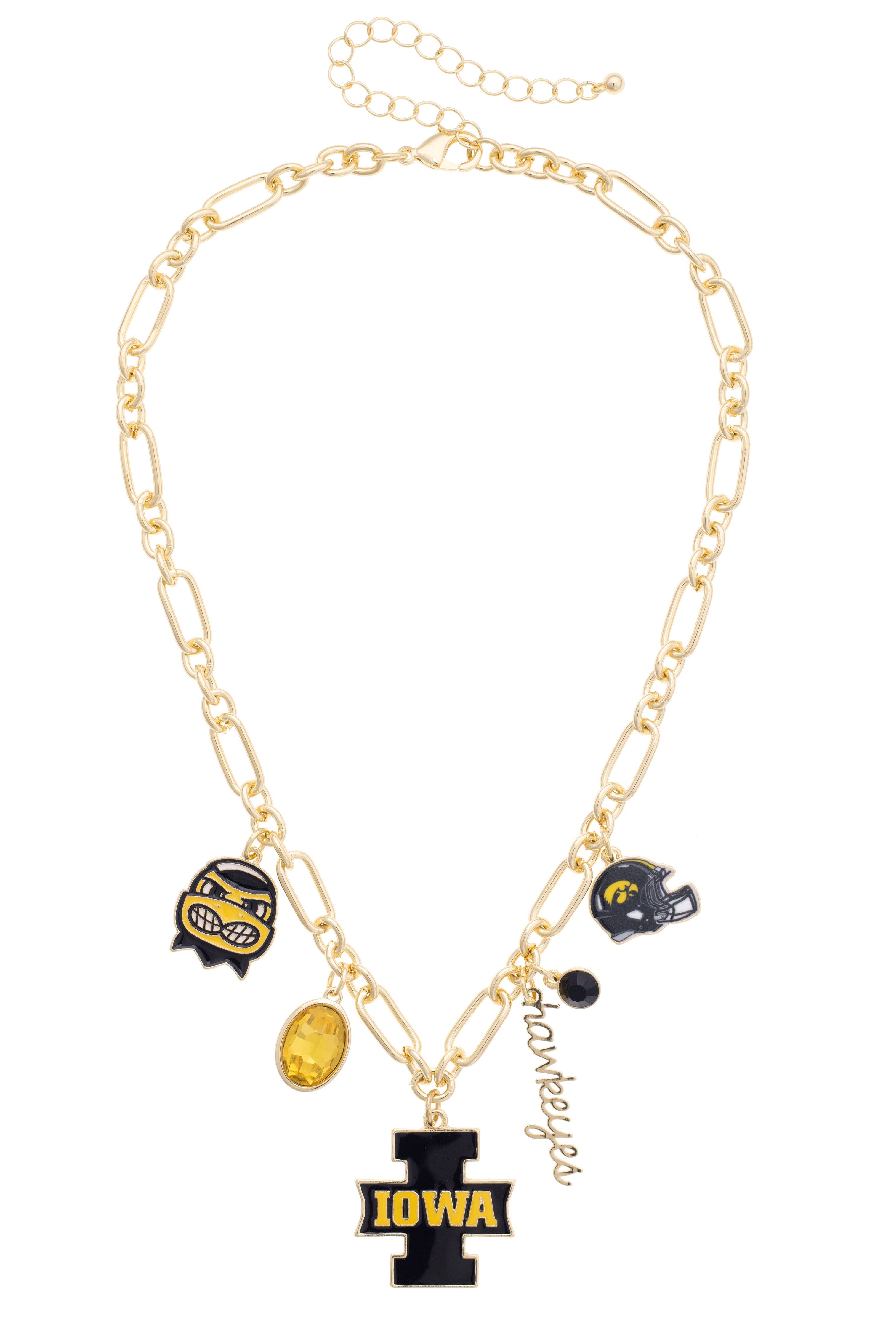 Catherine's Game Day Iowa Hawkeyes Gameday Charm Necklace