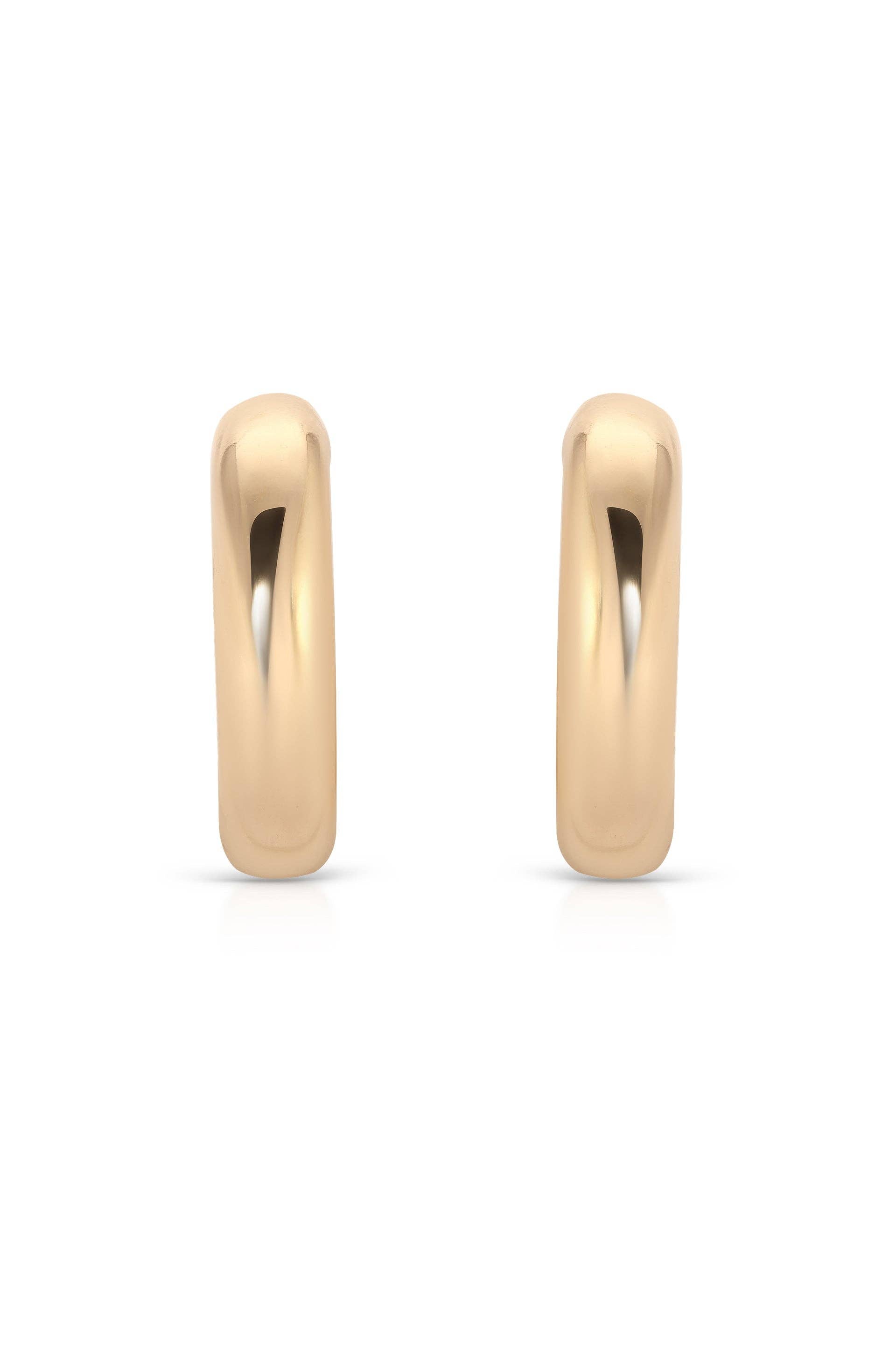Ettika Small Thick Classic Hoops