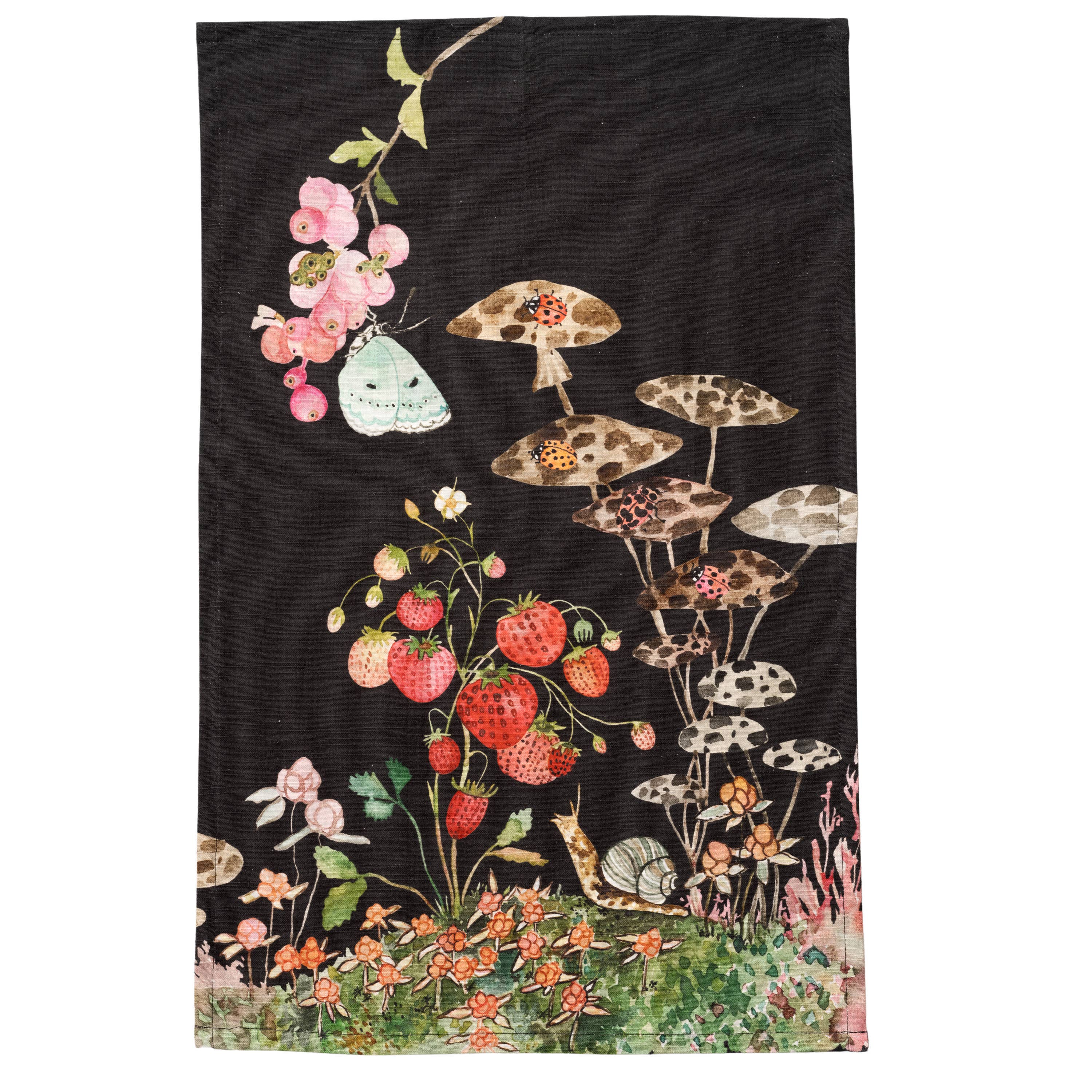 Betsy Olmsted Tea Towel - Snail in the Night