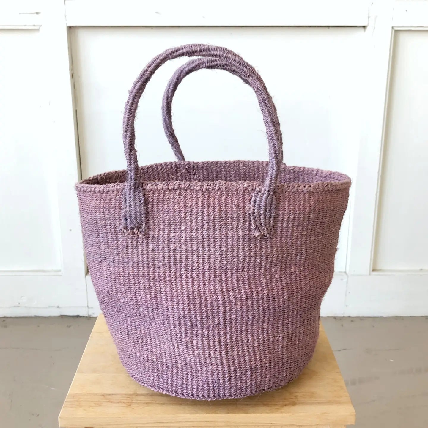 Amsha Medium Sisal Tote Sandstone