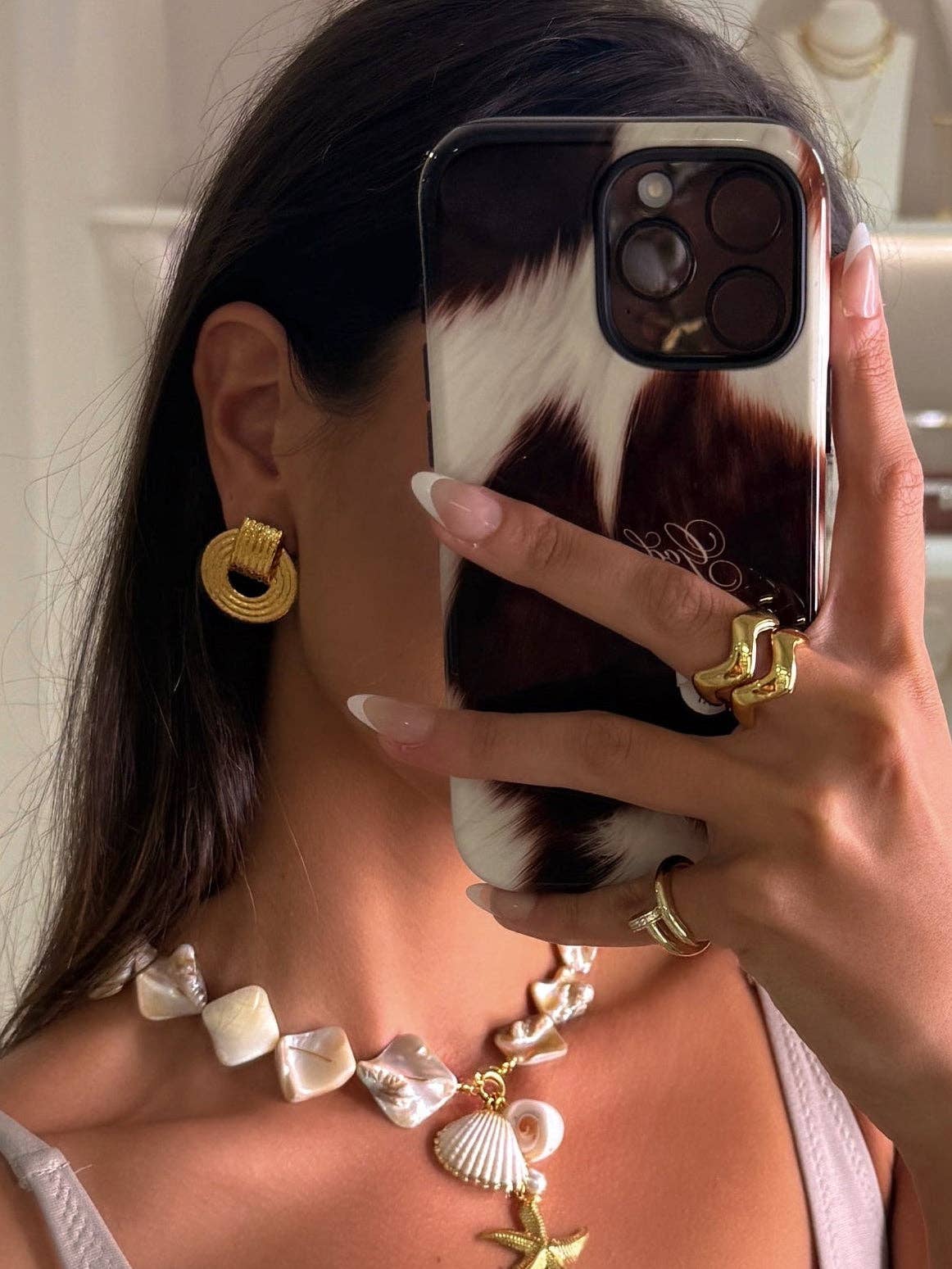 Sahira Carmela Doorknocker Earrings