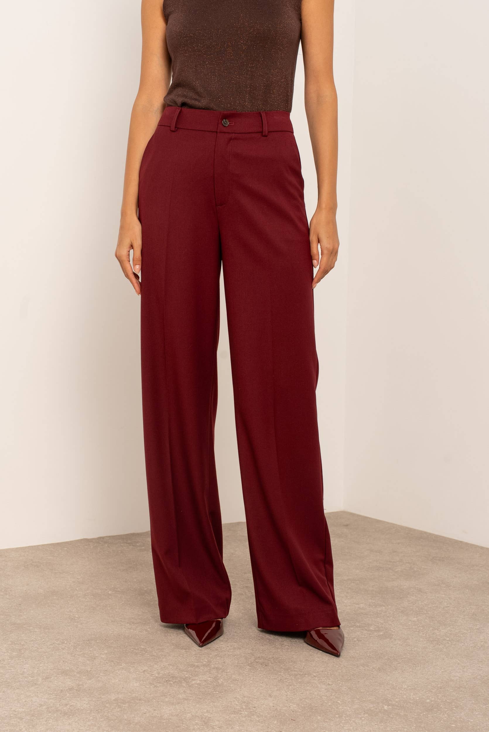 Carmine Paris Wide Leg Tailored Trouser P2523