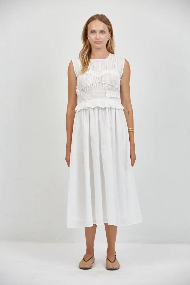 a.Ren Jeanie Smocked Dress