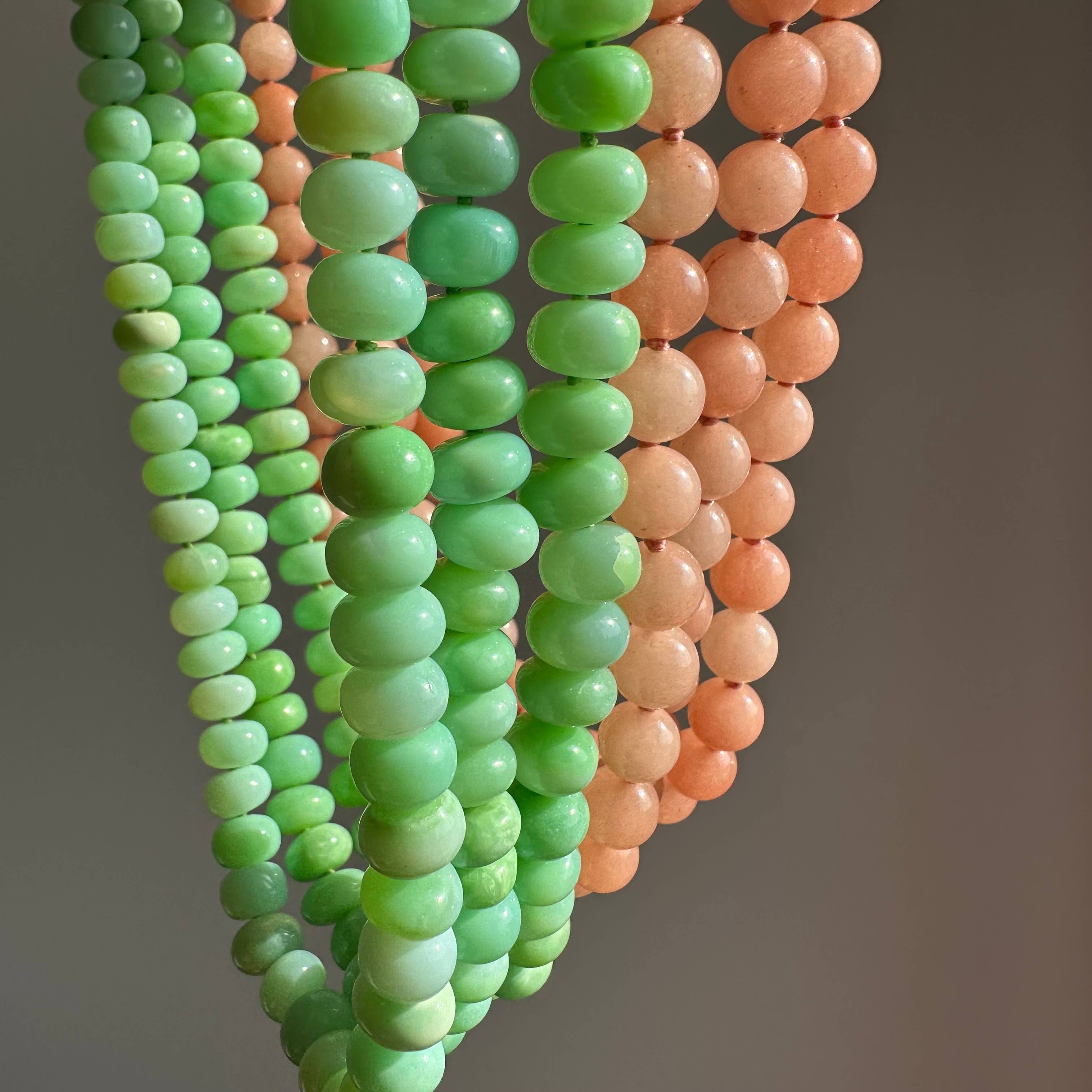 Anokhi Green Mint Opal Necklace NKK42