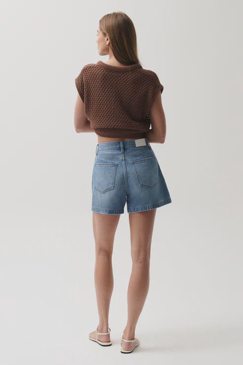 Pistola - Saige High Rise A-Line Short Sail Away