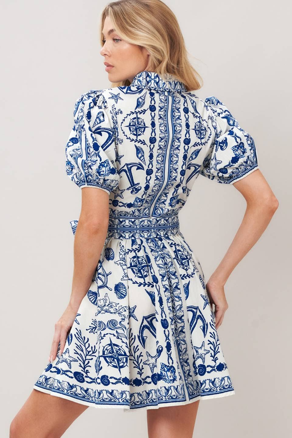 Flying Tomato Printed Woven Mini Dress ID23667