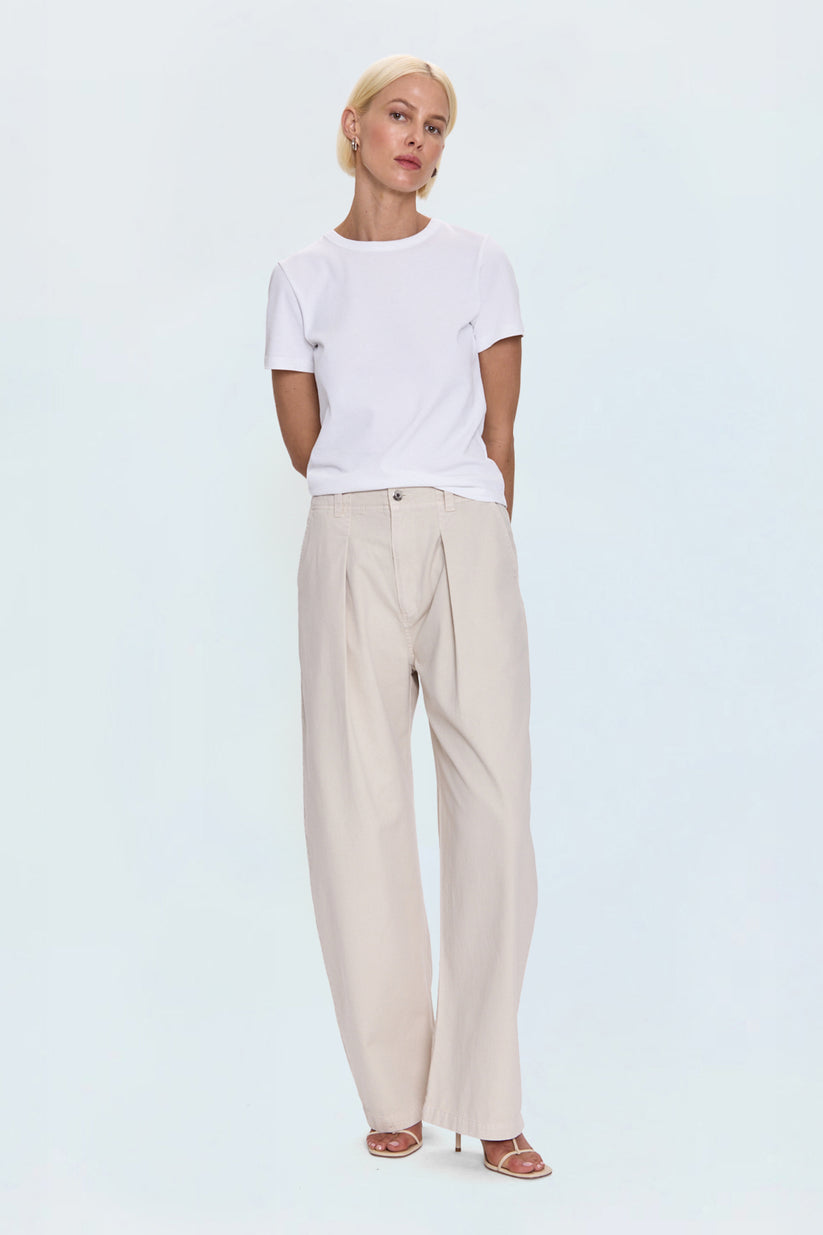 Pistola Eden Pleated Barrel Trouser