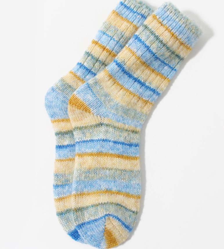 Comfortarians Stripes Wool Socks For Women | Cozy Wool Angora Socks