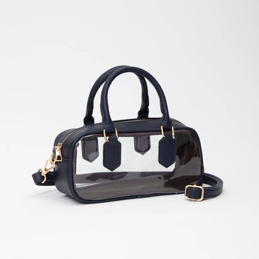 Catherine’s Game Day Clear Plastic East-West Top Handle/Crossbody Bag TG10774