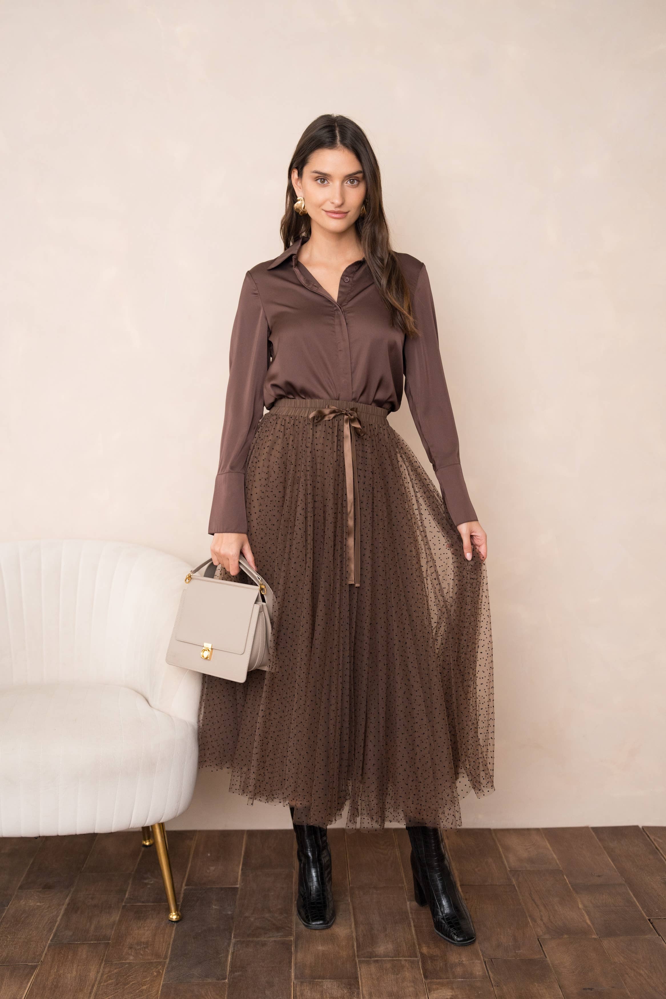 Carmine Paris Léa Satin Shirt - CK08091